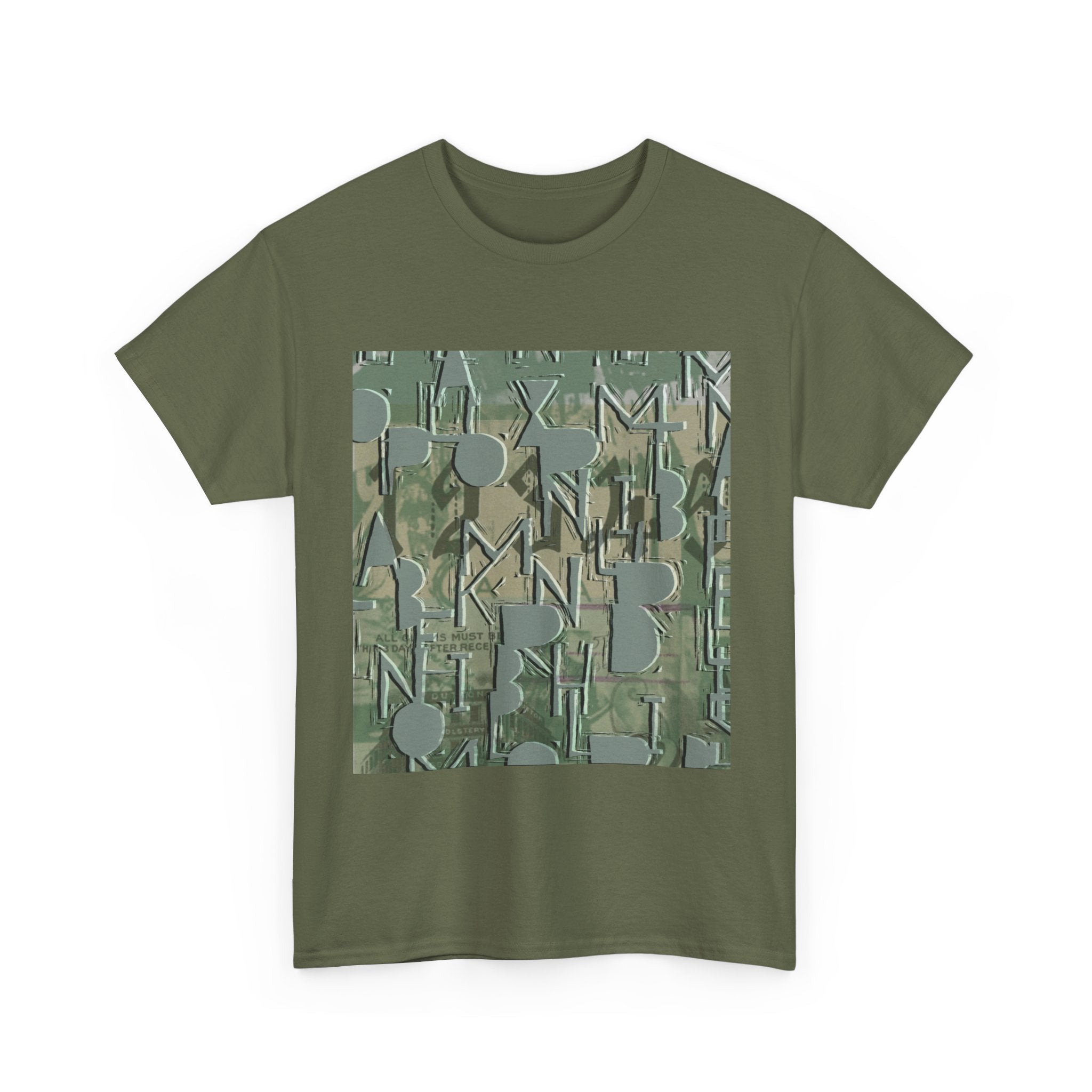 Cotton Tee with Abstract Design - Perfect for Casual Wear and Gifts