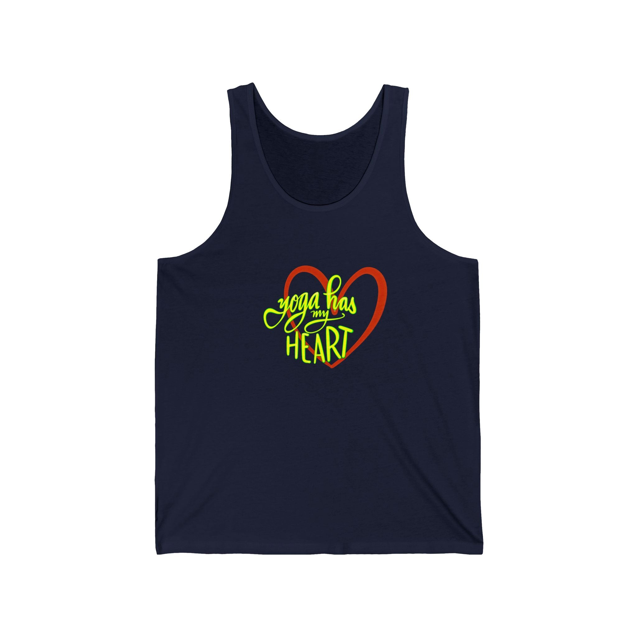 Yoga Has My Heart Jersey Tank