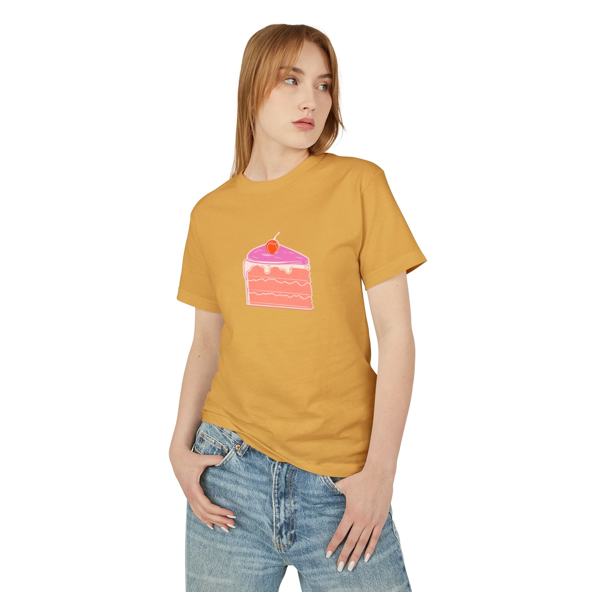 Vintage Cake Graphic Tee - Unisex Heavyweight T-Shirt