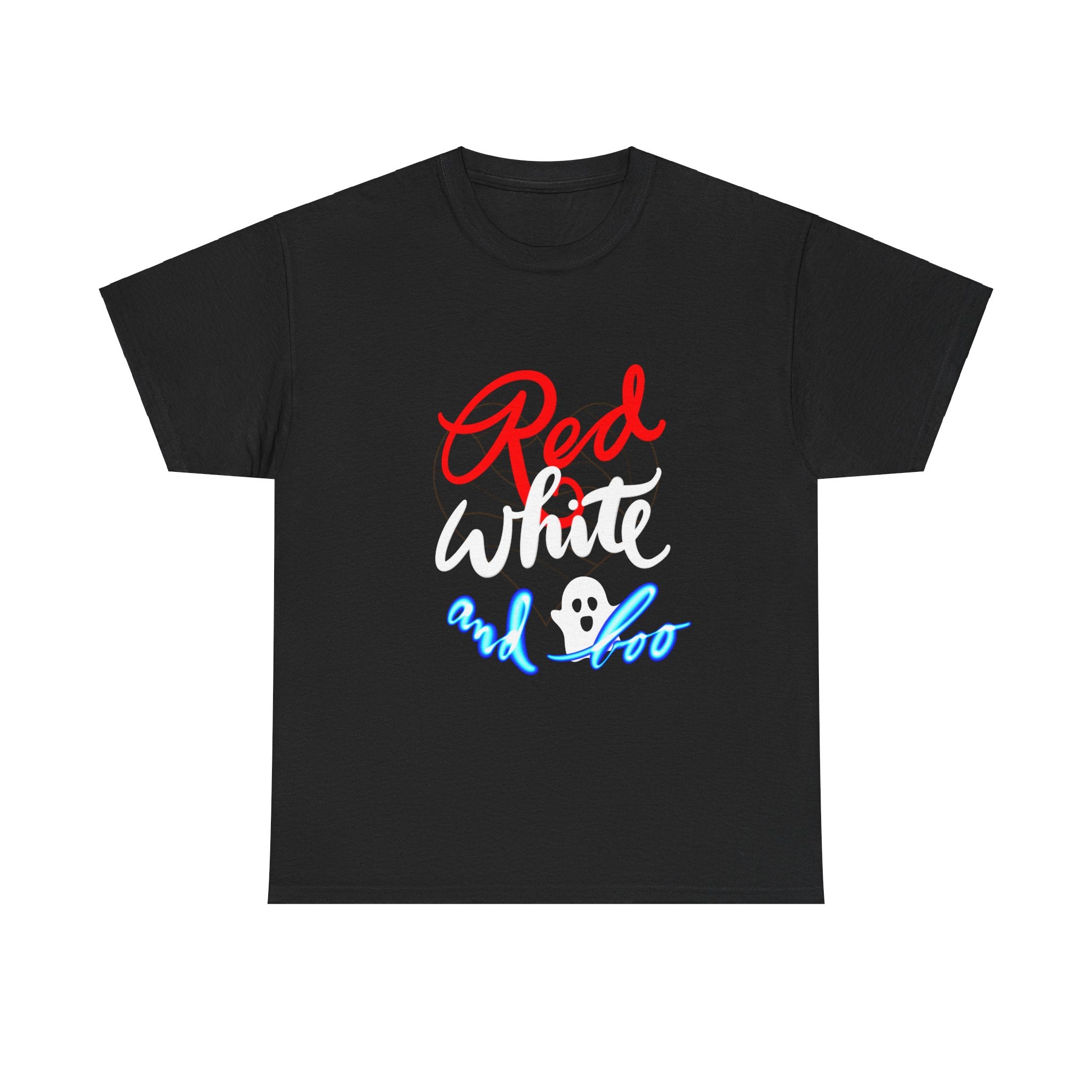 RED WHITE AND BOO Heavy Cotton Tee