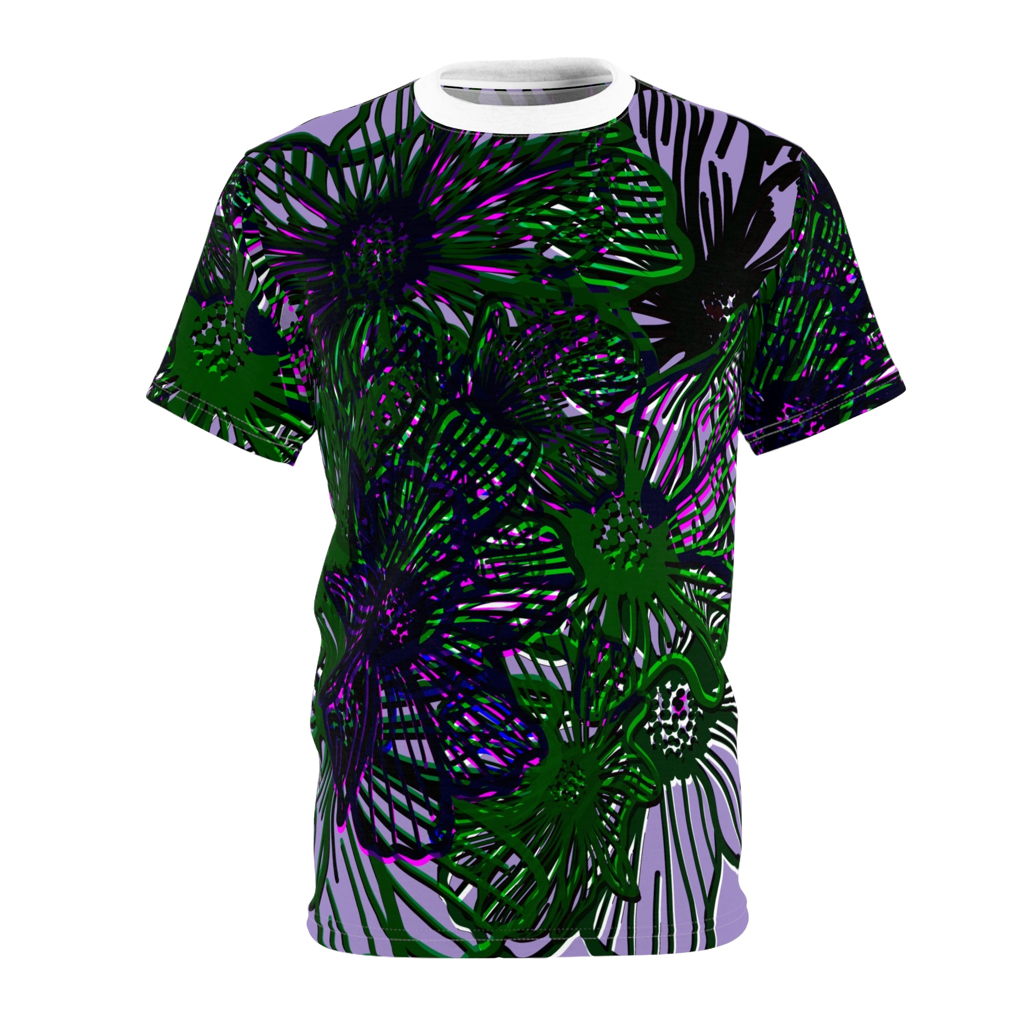 Floral Vibes Tee - Bright Botanical Design
