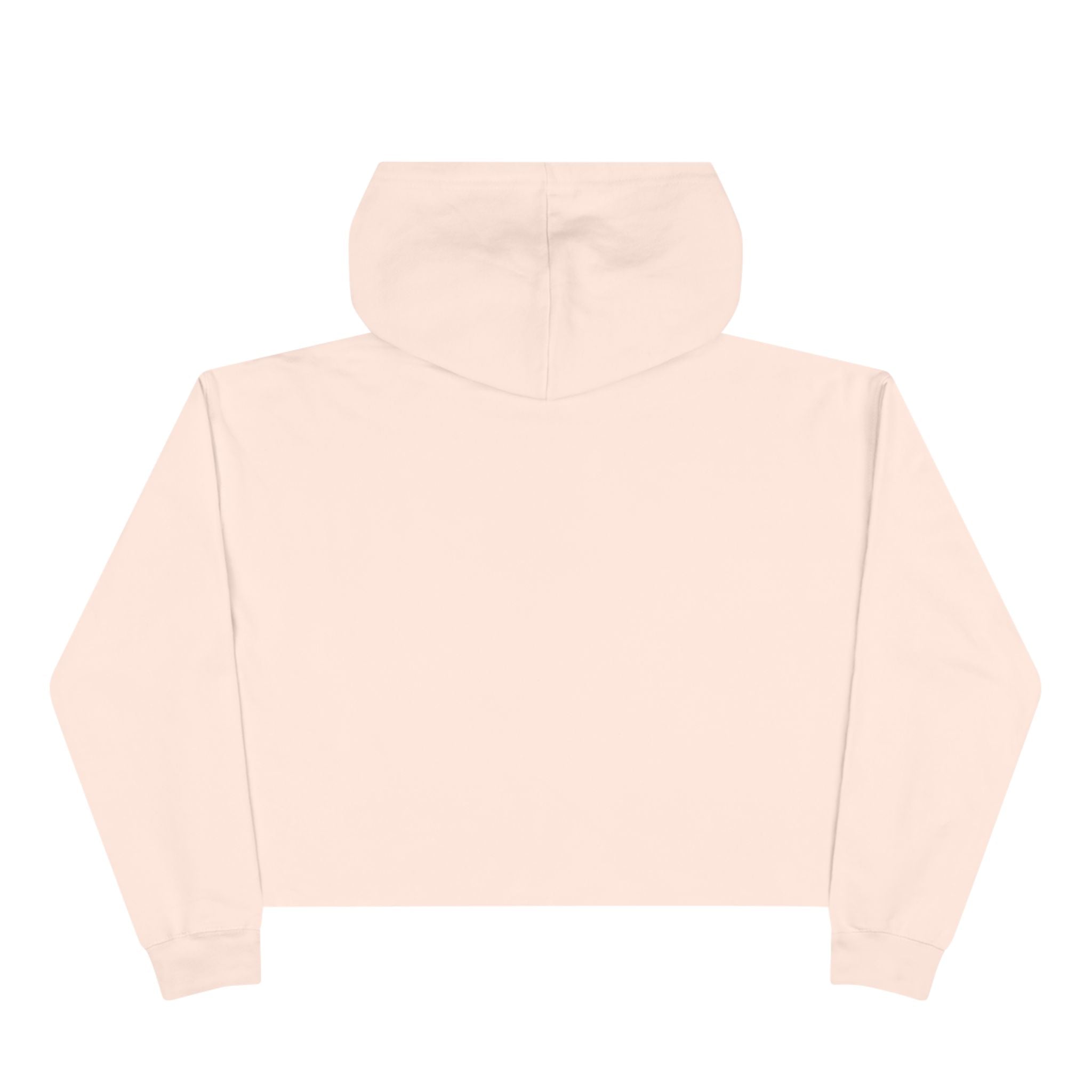 Musical Vibes Crop Hoodie - Colorful Treble Clef Design
