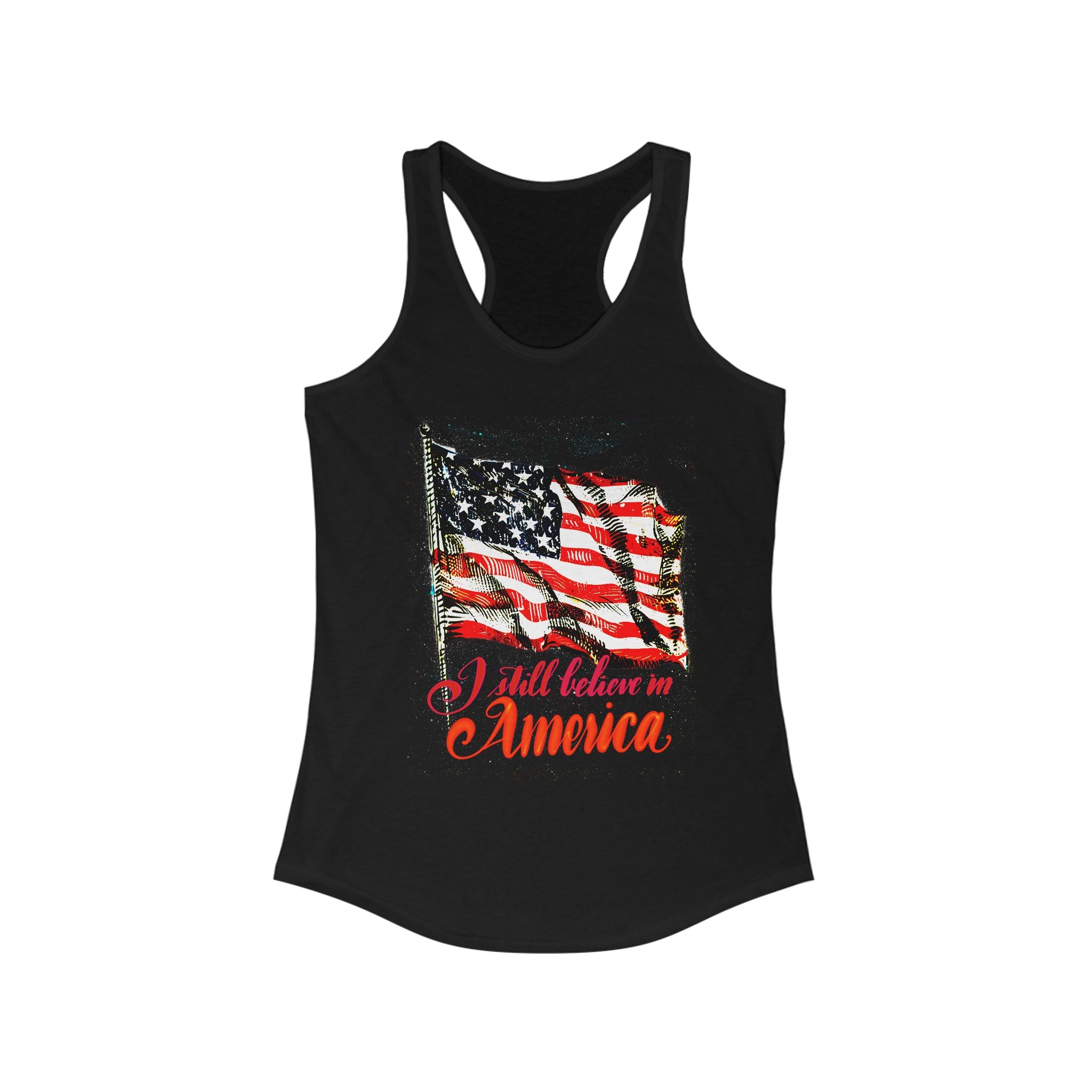 Racerback Tank Top - "I Still Believe in America"