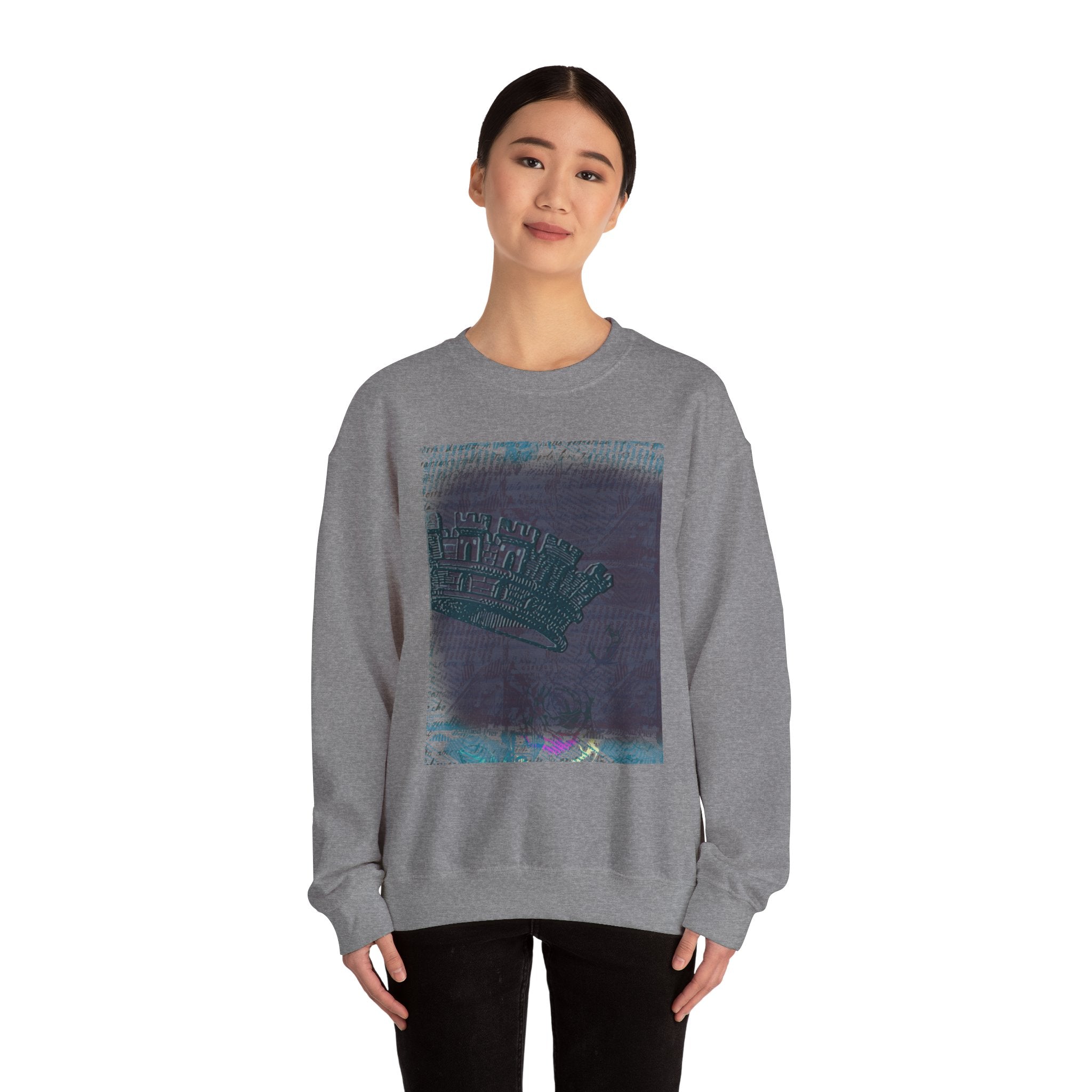 Royal Crown Vintage Crewneck Sweatshirt - Cozy Unisex Style