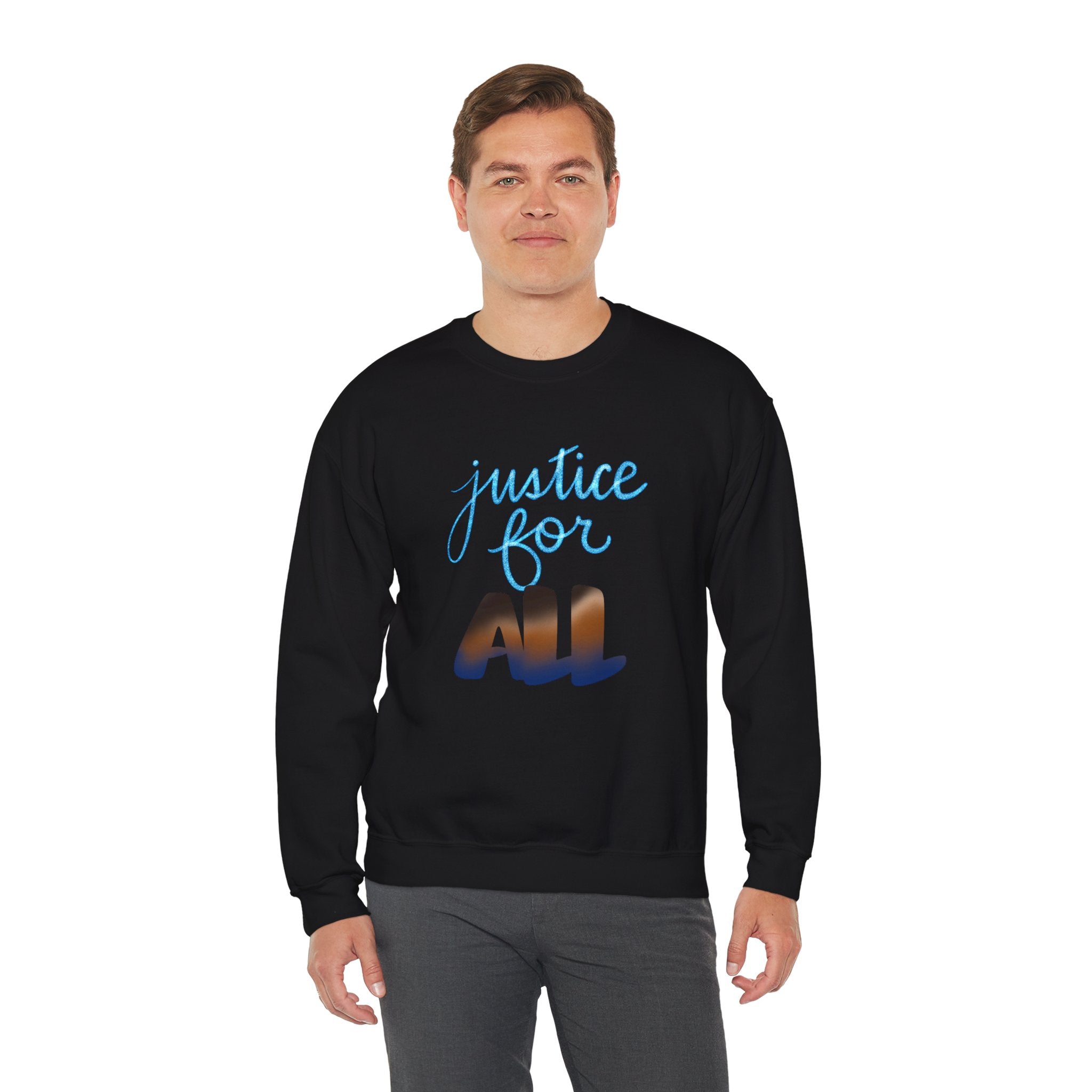 Justice for All Crewneck Sweatshirt | Unisex Heavy Blend Fashion Top