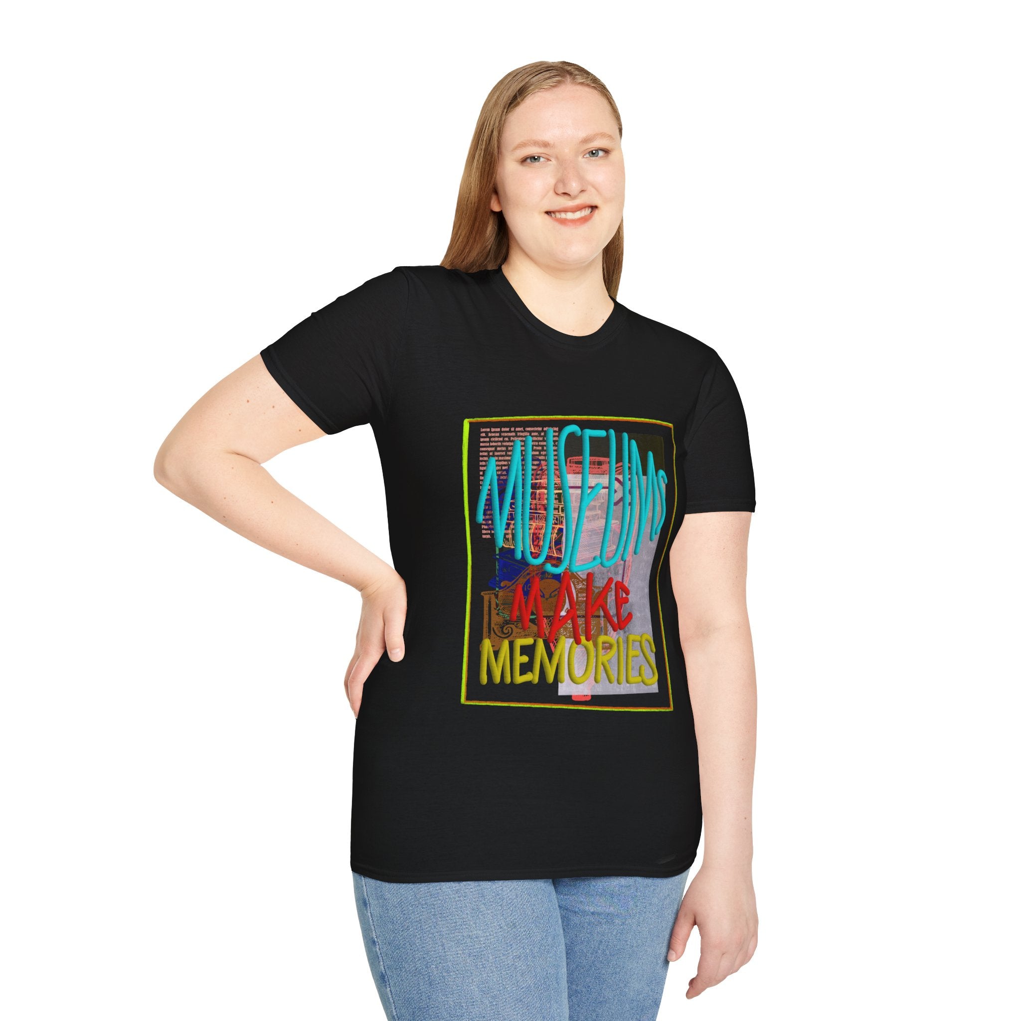 MUSEUMS MAKE MEMORIES Unisex Softstyle T-Shirt