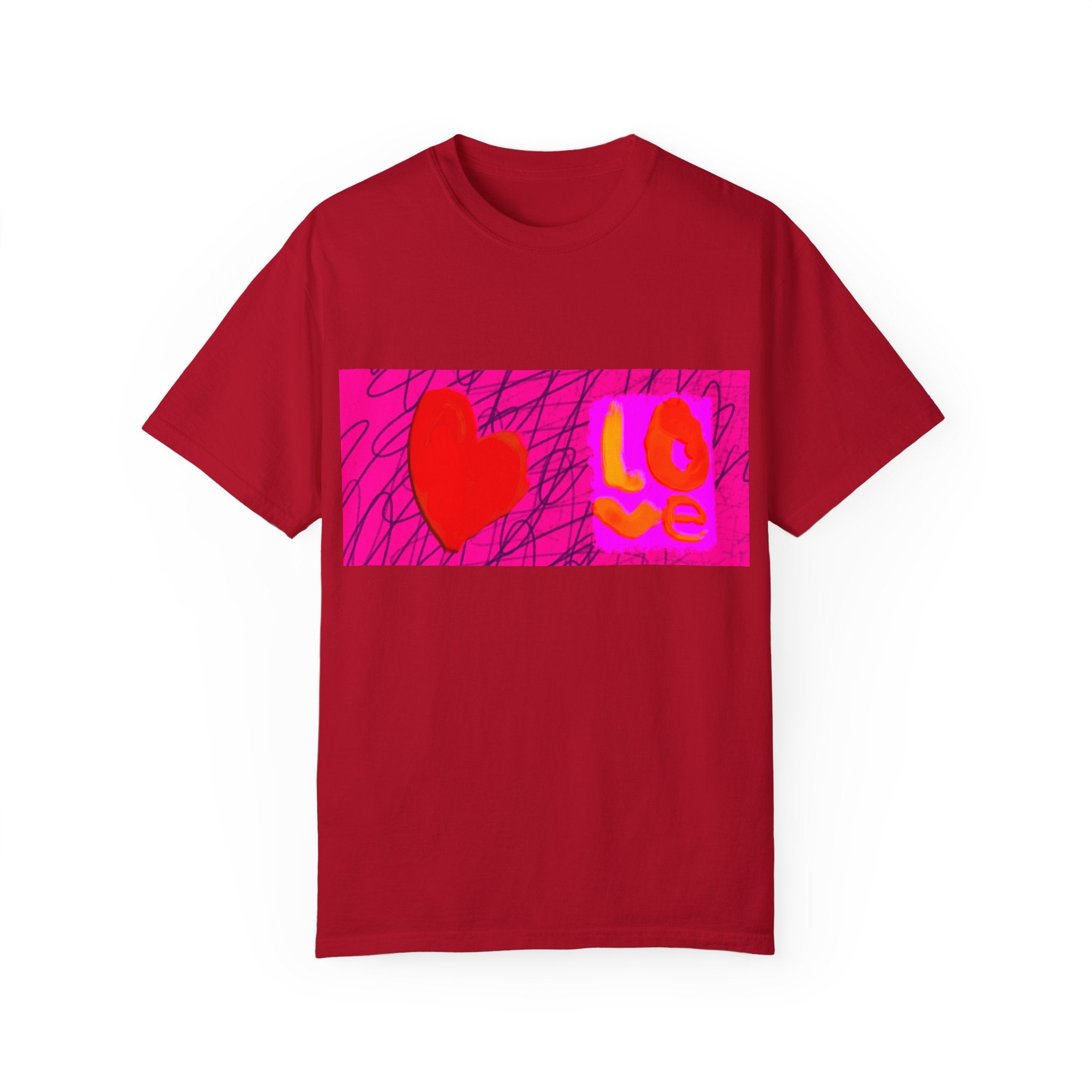 Love Vibes Unisex Garment-Dyed T-Shirt