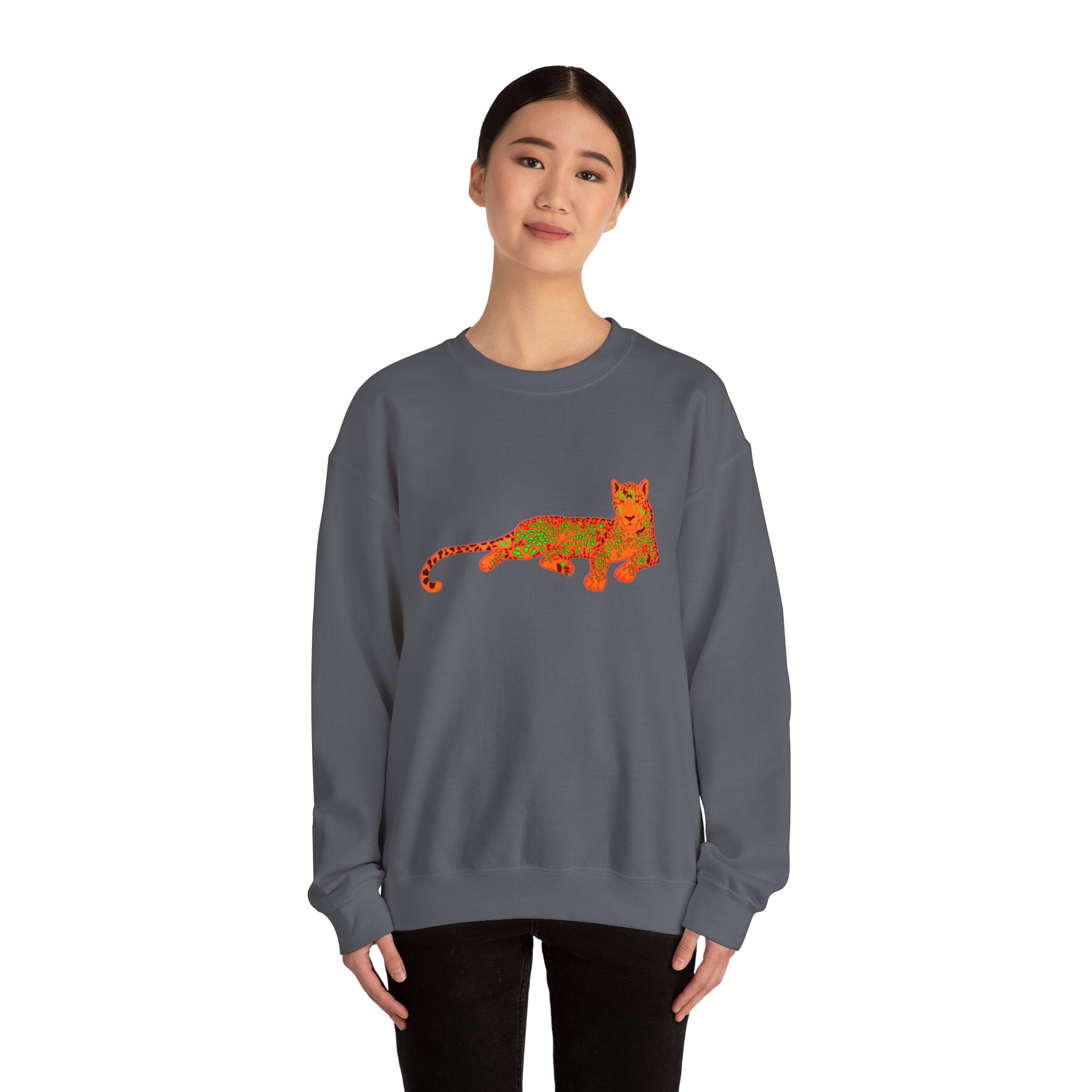 Colorful Leopard Crewneck Sweatshirt