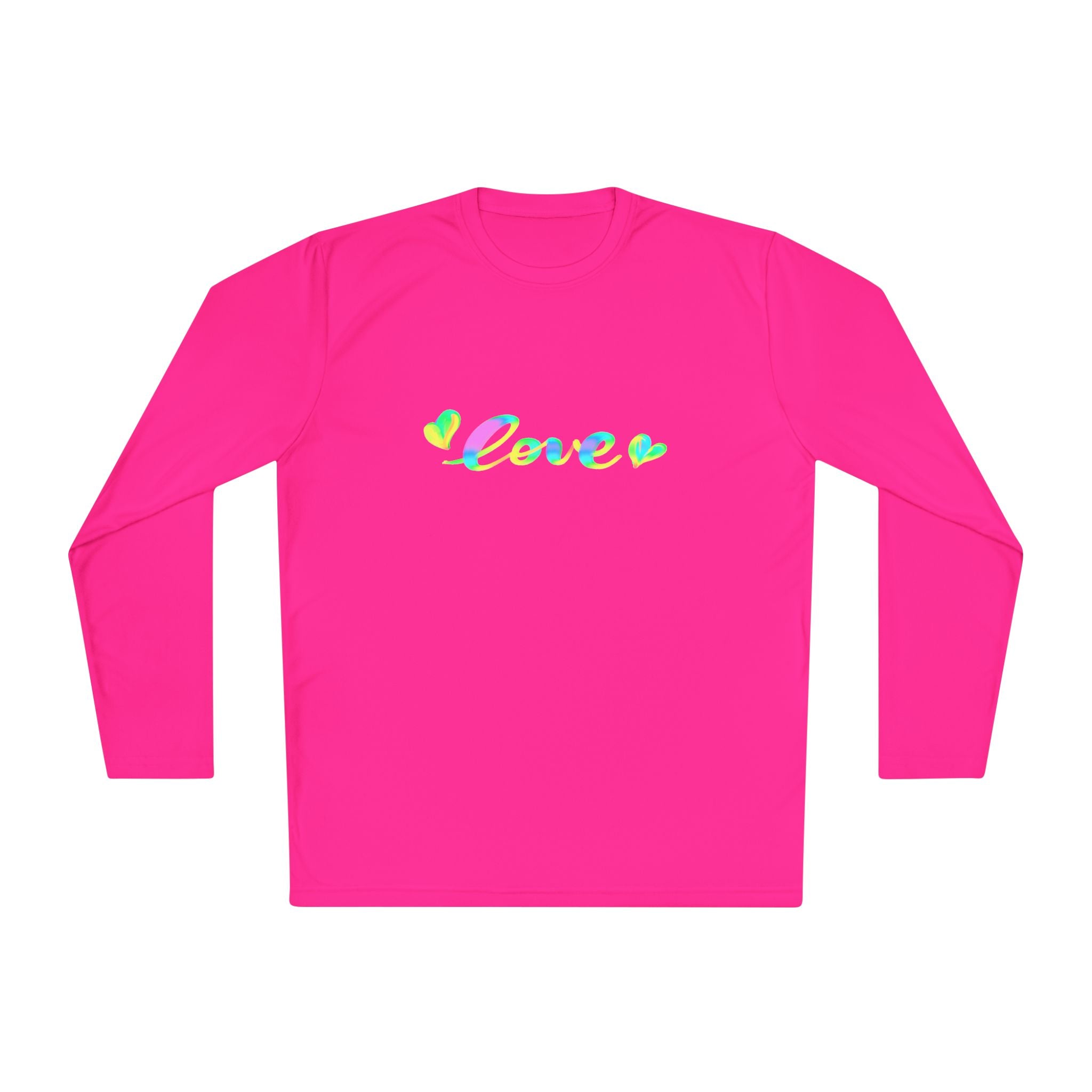 Love Themed Unisex Lightweight Long Sleeve Tee, Pride, Casual Wear, Heart Design Shirt, Trendy Spring Fashion