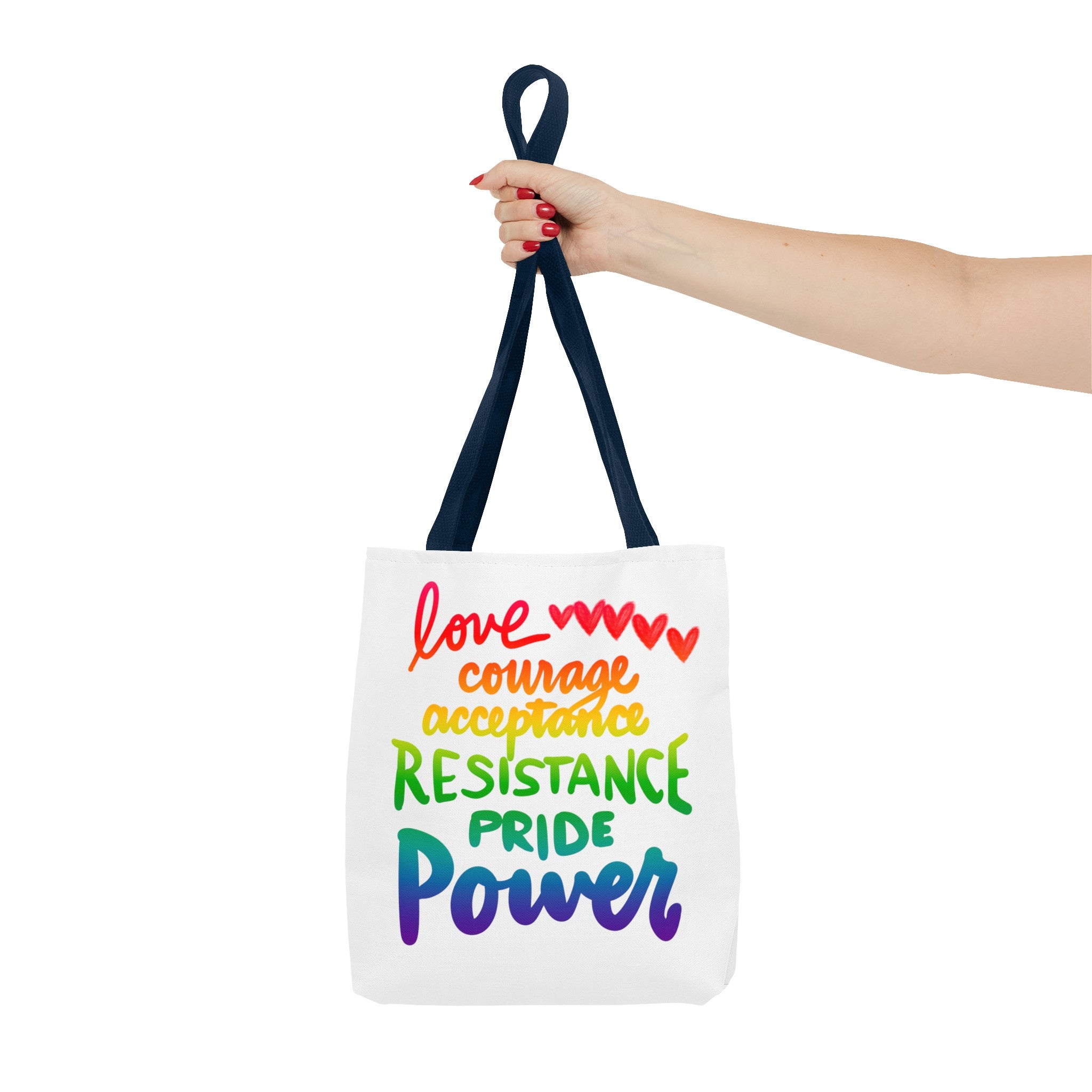 LOVE COURAGE ETC Tote Bag (AOP)