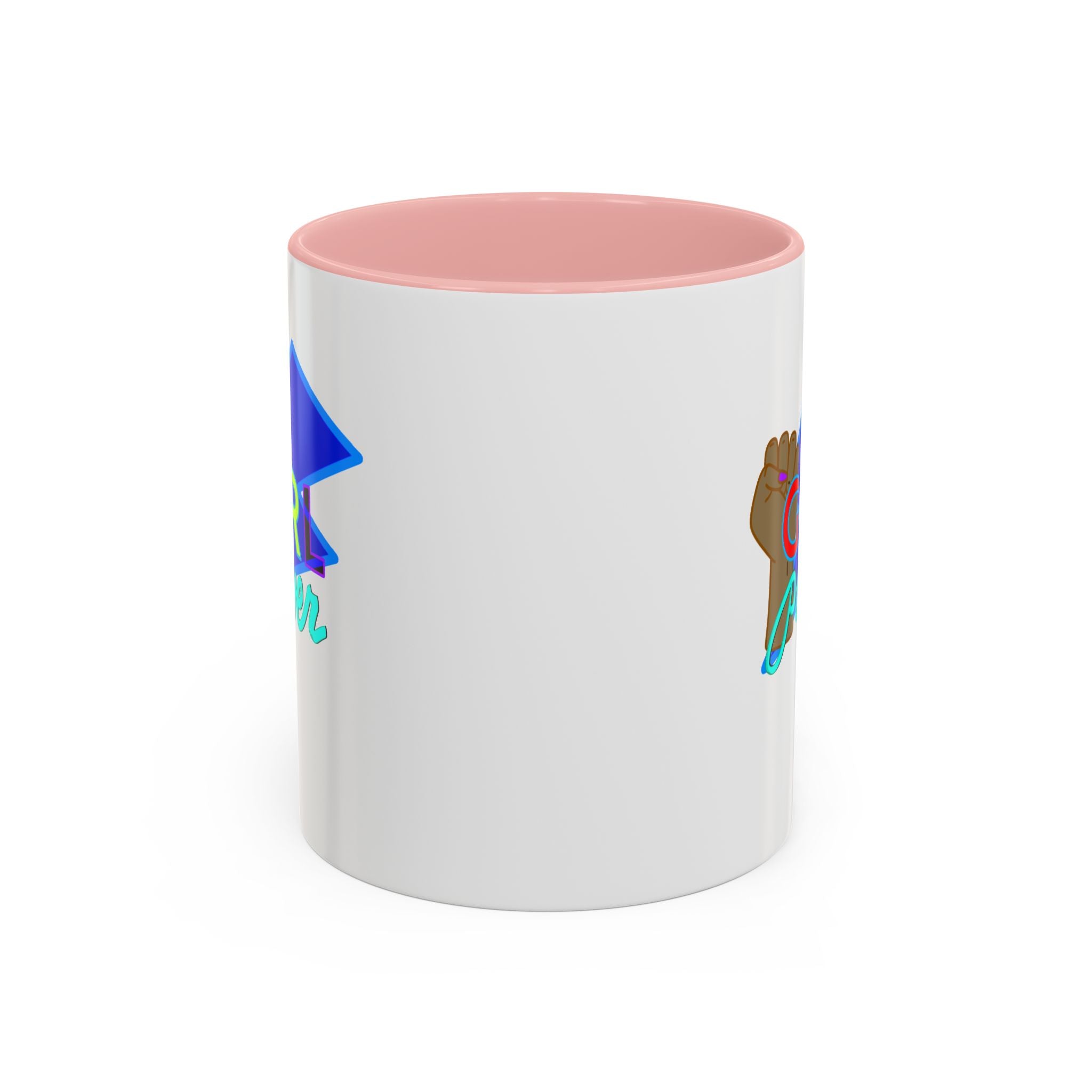 GIRL POWER Accent Coffee Mug (11 oz)
