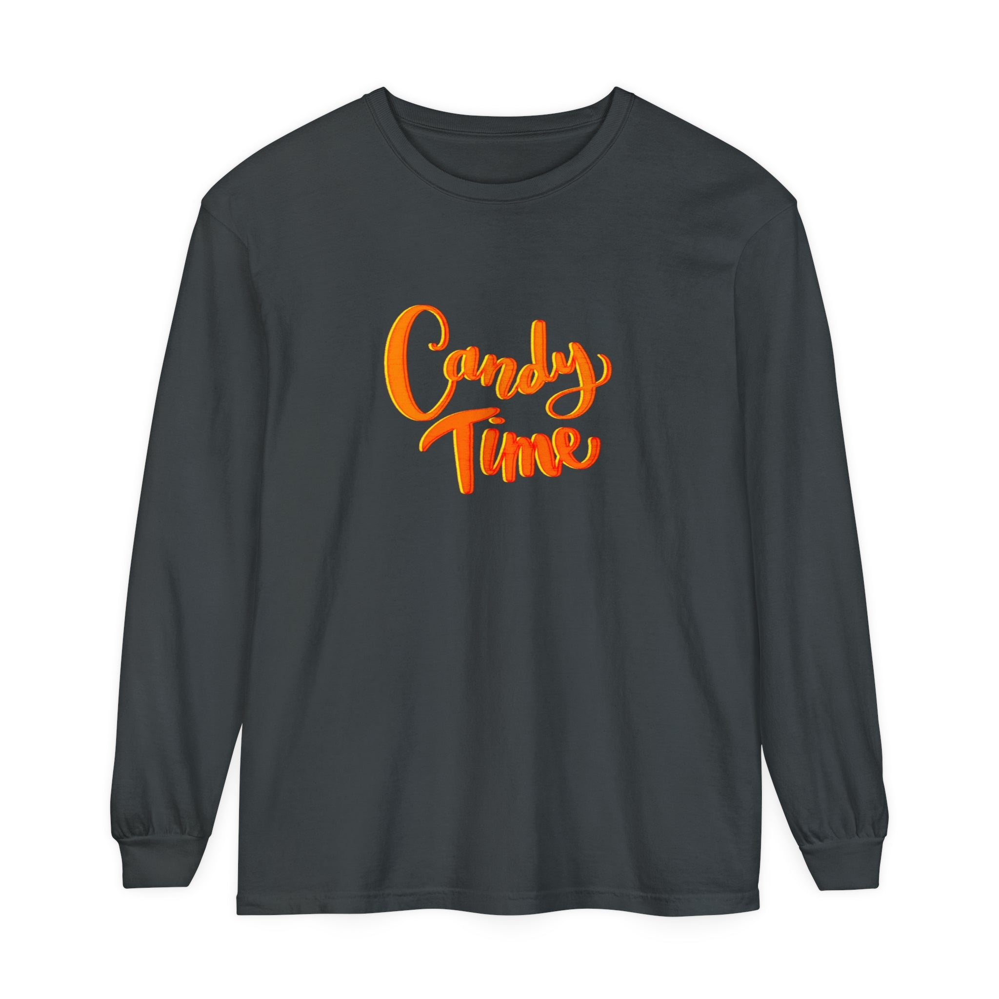 CANDY TIME Unisex Garment-dyed Long Sleeve T-Shirt