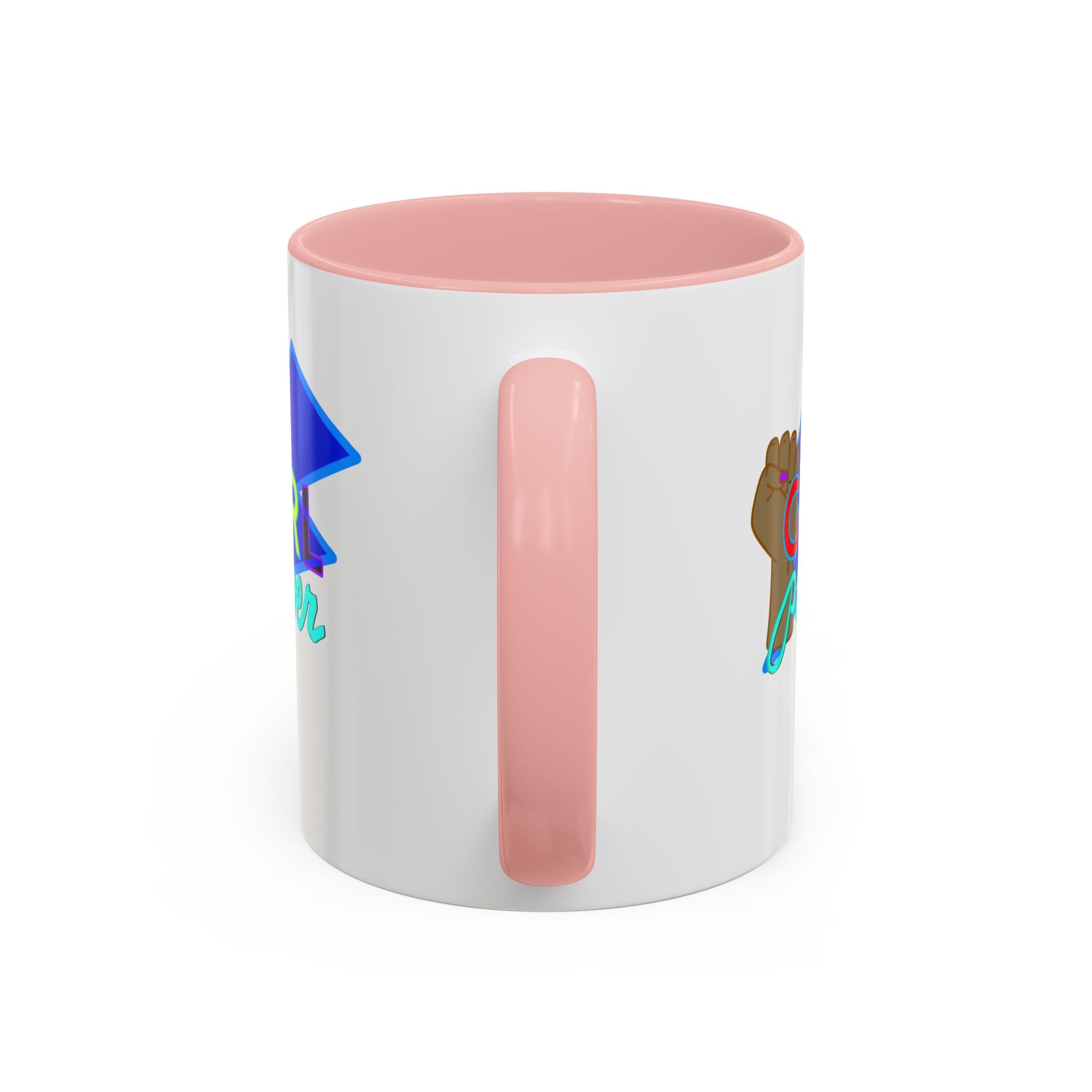 GIRL POWER Accent Coffee Mug (11 oz)