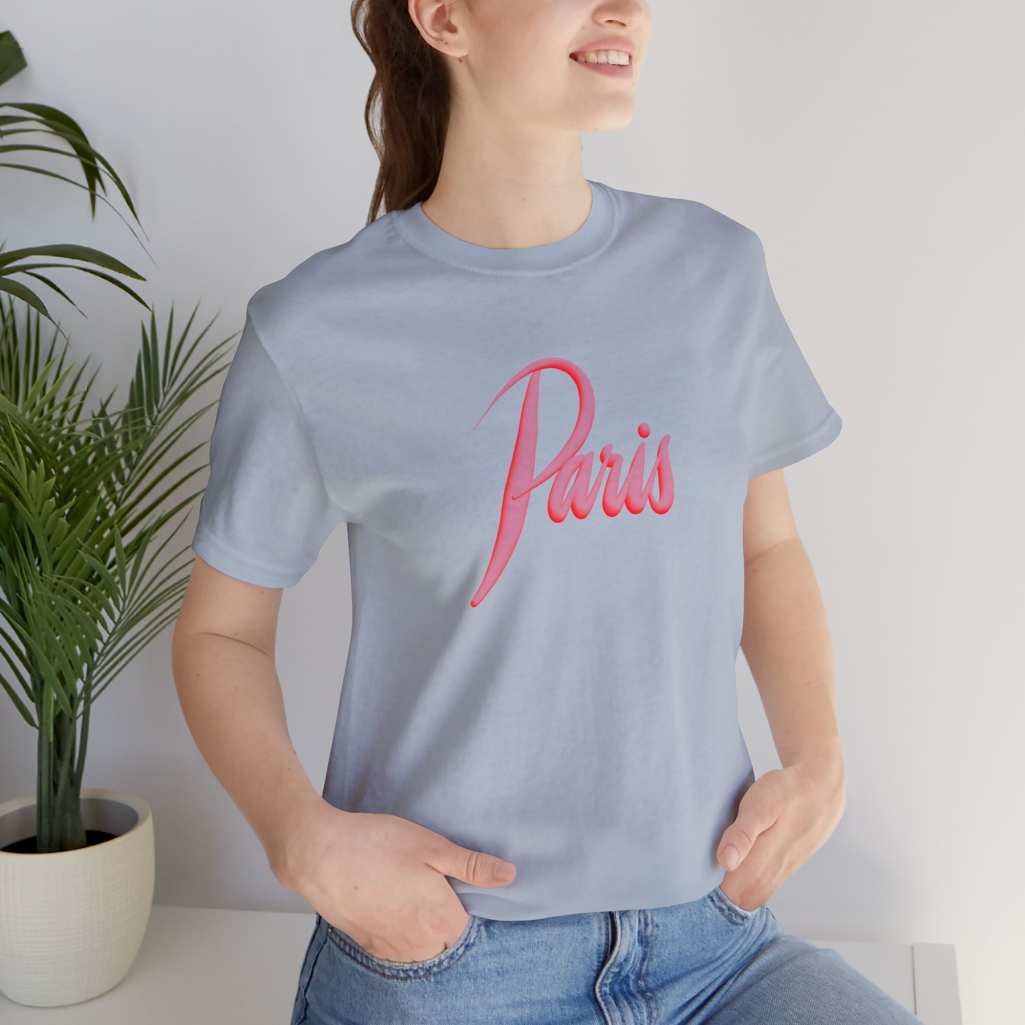 PARIS Unisex Jersey Short Sleeve Tee