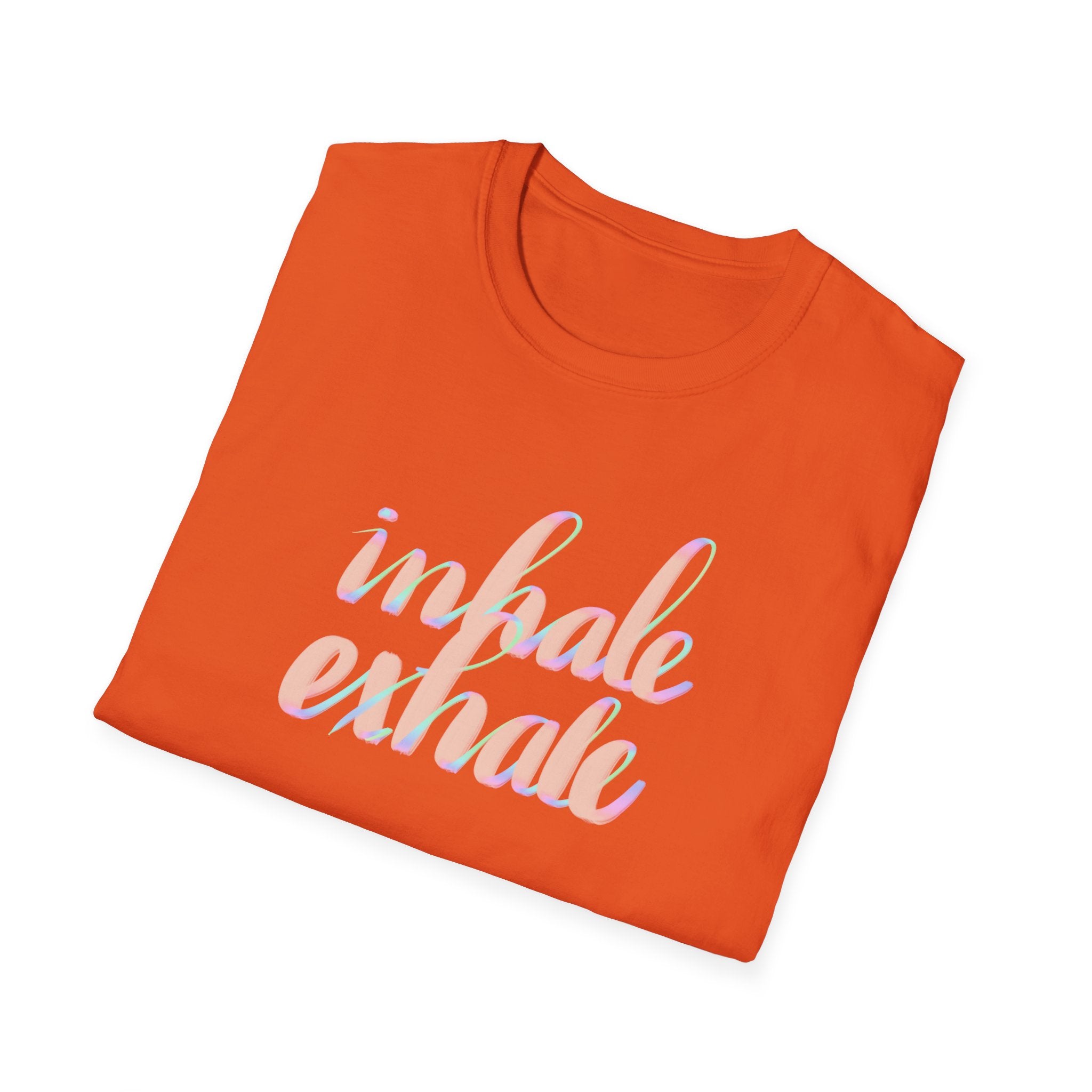 INHALE EXHALE Unisex Softstyle T-Shirt