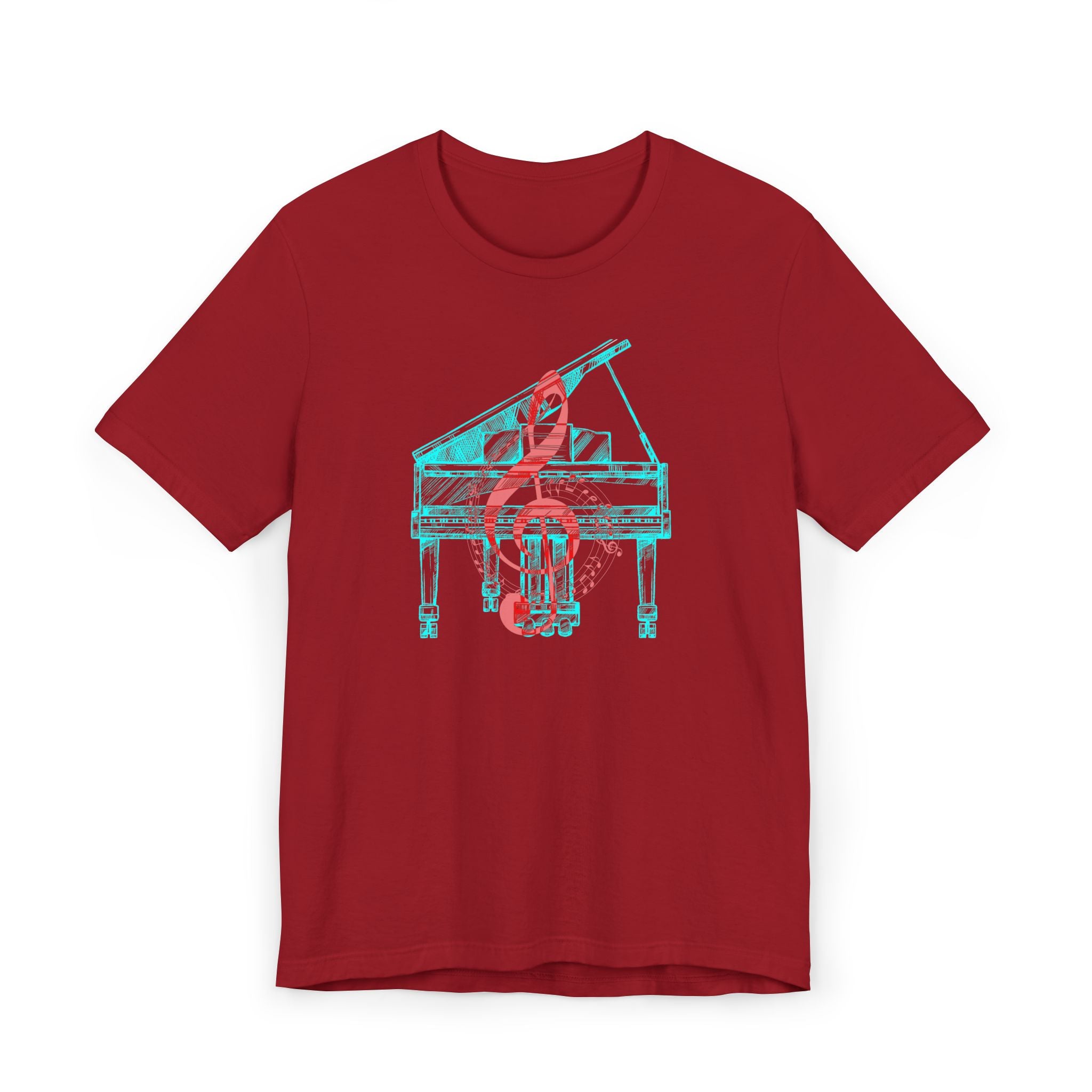 Upright Piano Jersey T-Shirt