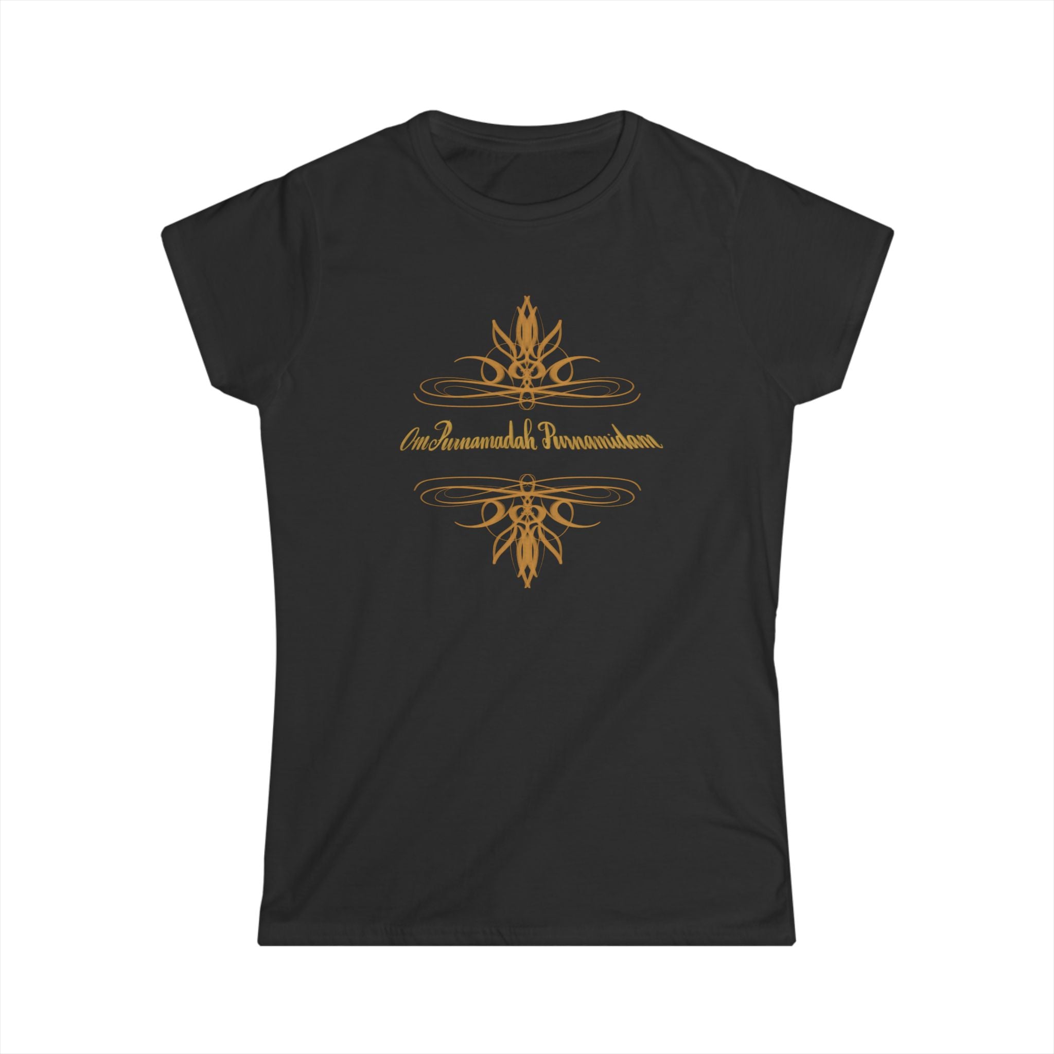 Softstyle Tee with Elegant Gold Design - Perfect for Everyday Wear or Special Occasions