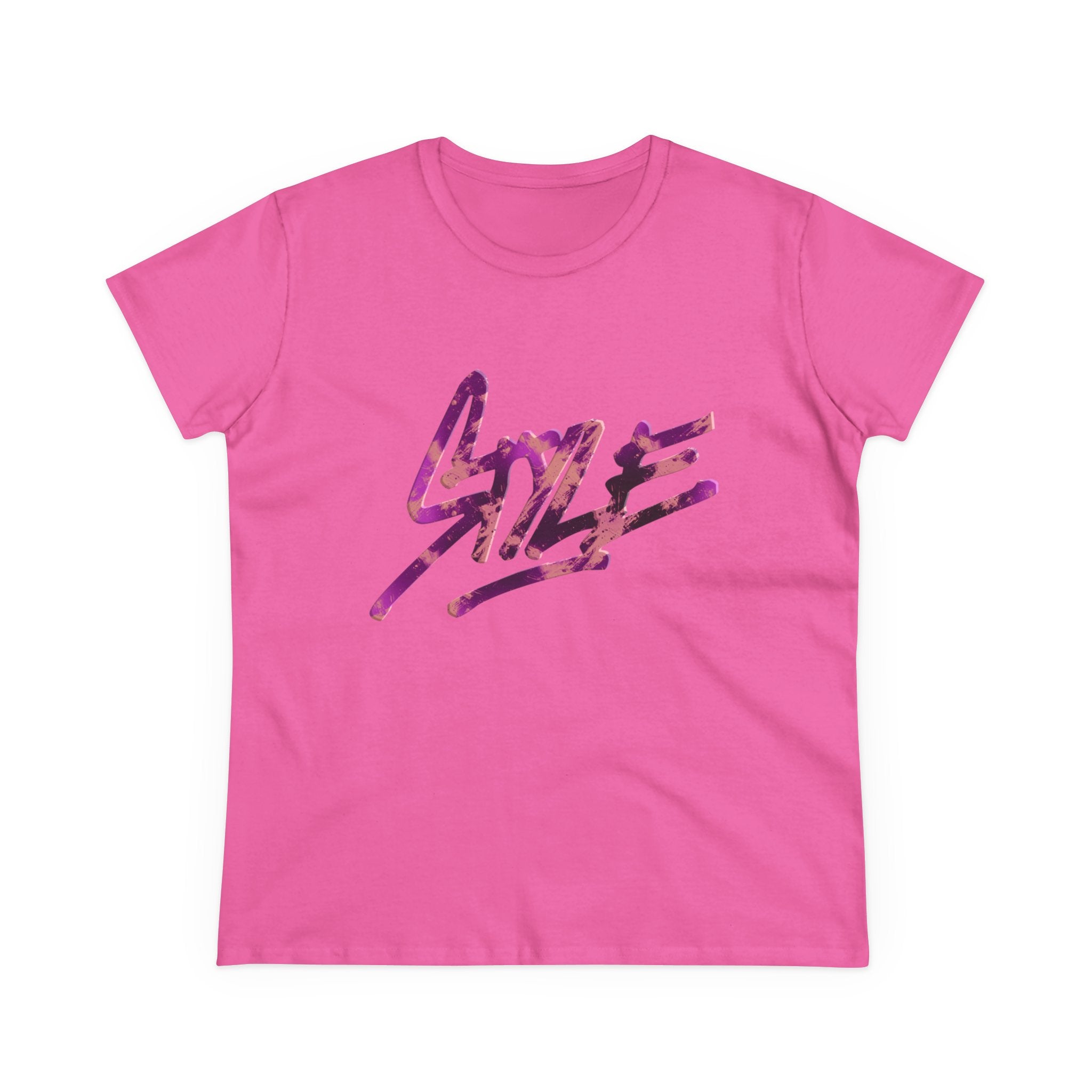 Stylish Women's Midweight Cotton Tee - Perfect for Casual Outings & Everyday Wear