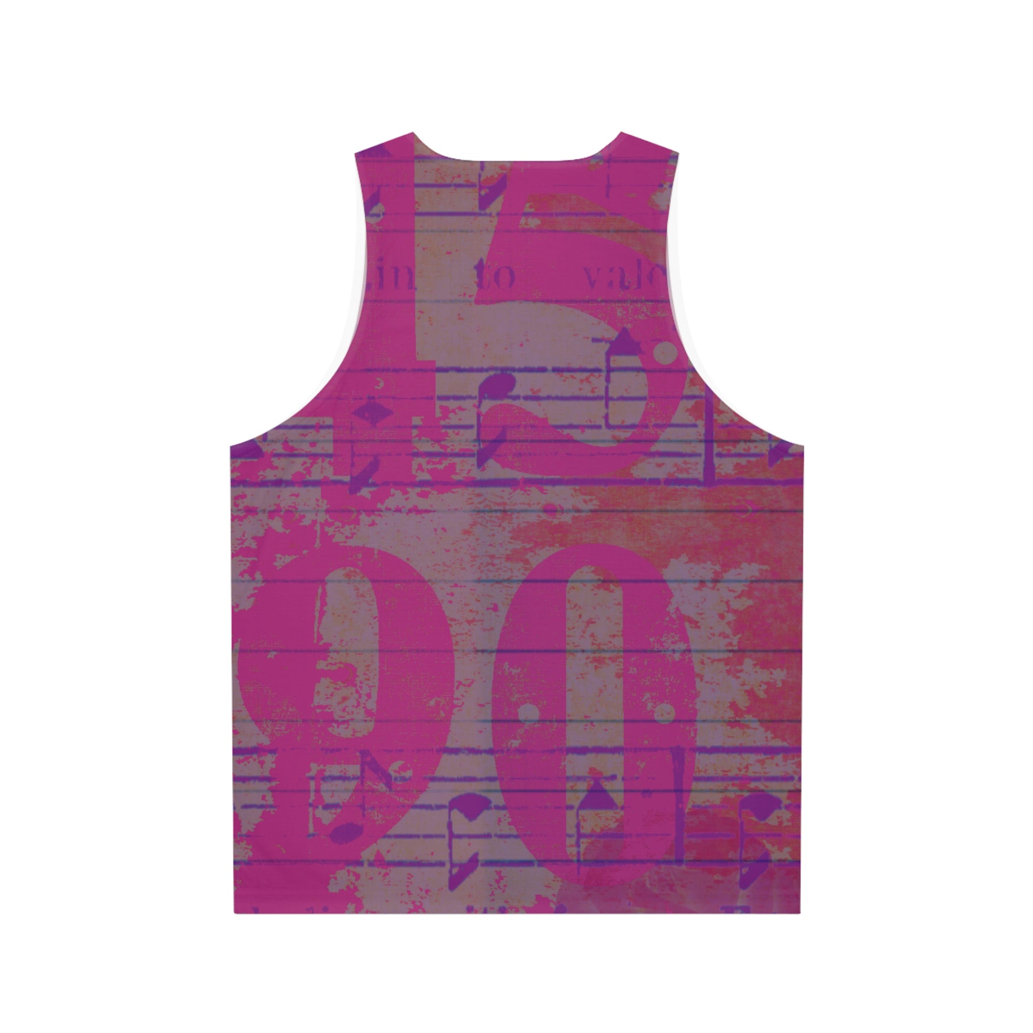 Vibrant Musical Notes Unisex Tank Top - Perfect for Music Lovers