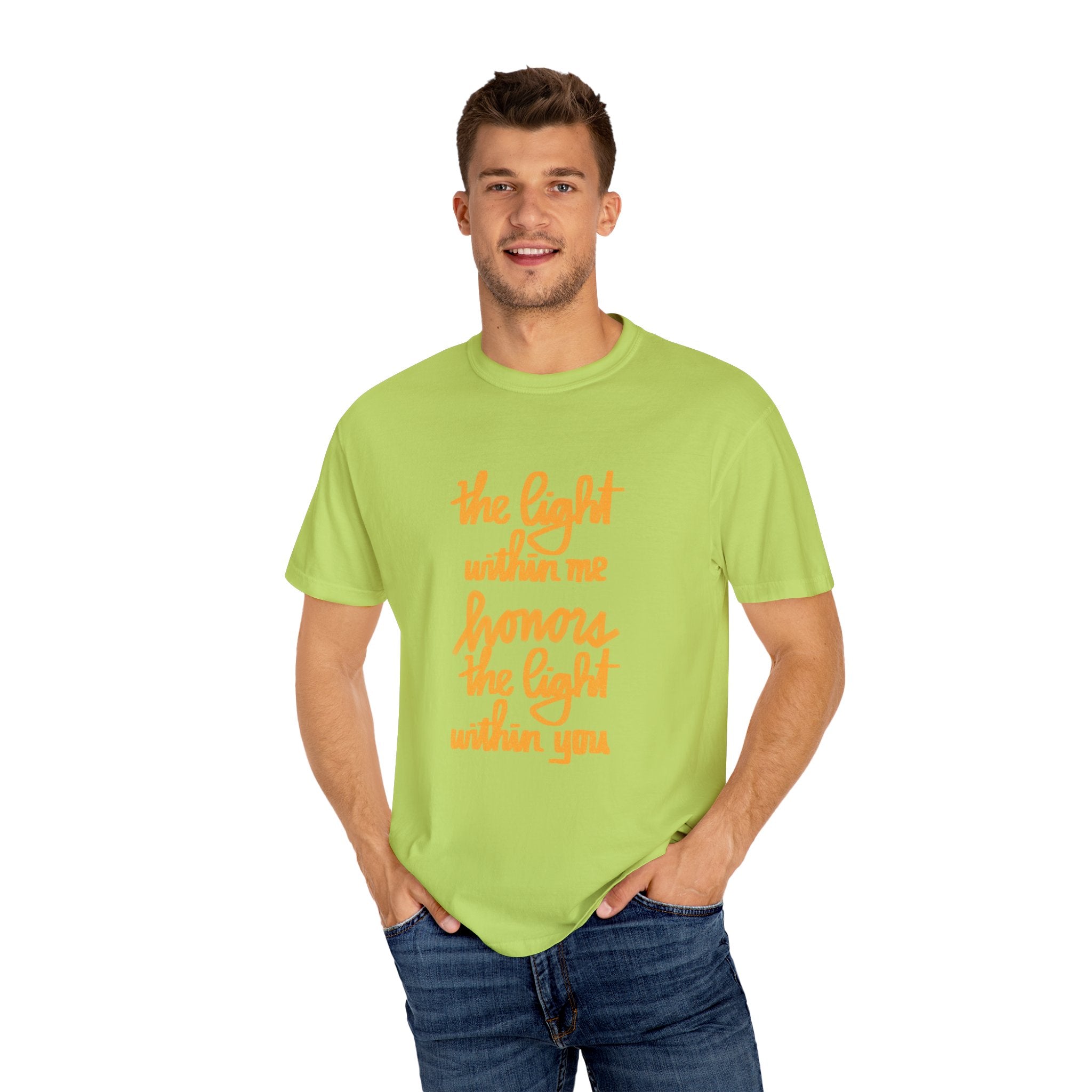 THE LIGHT WITHIN ME Unisex Garment-Dyed T-shirt