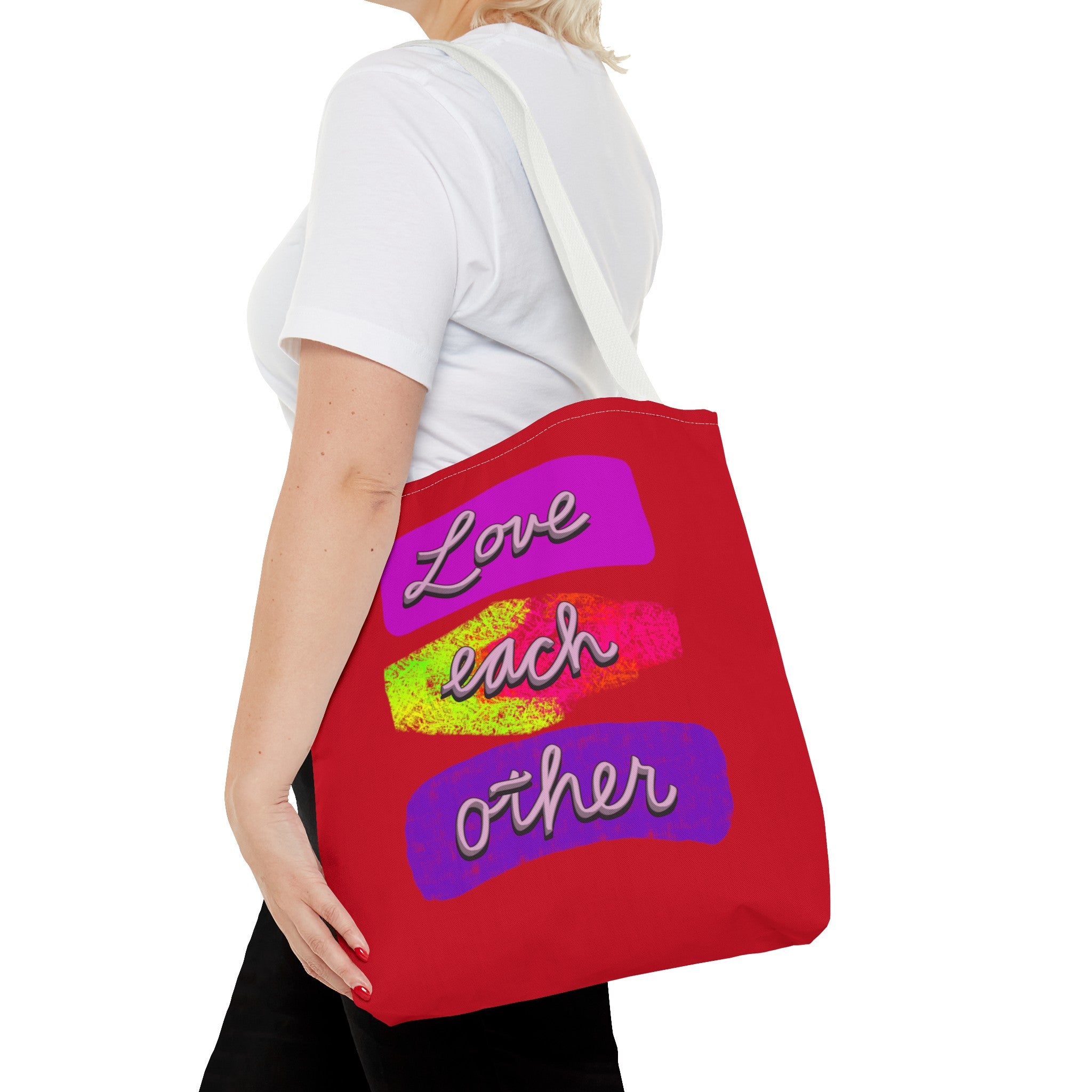 LOVE EACH OTHER Tote Bag (AOP)