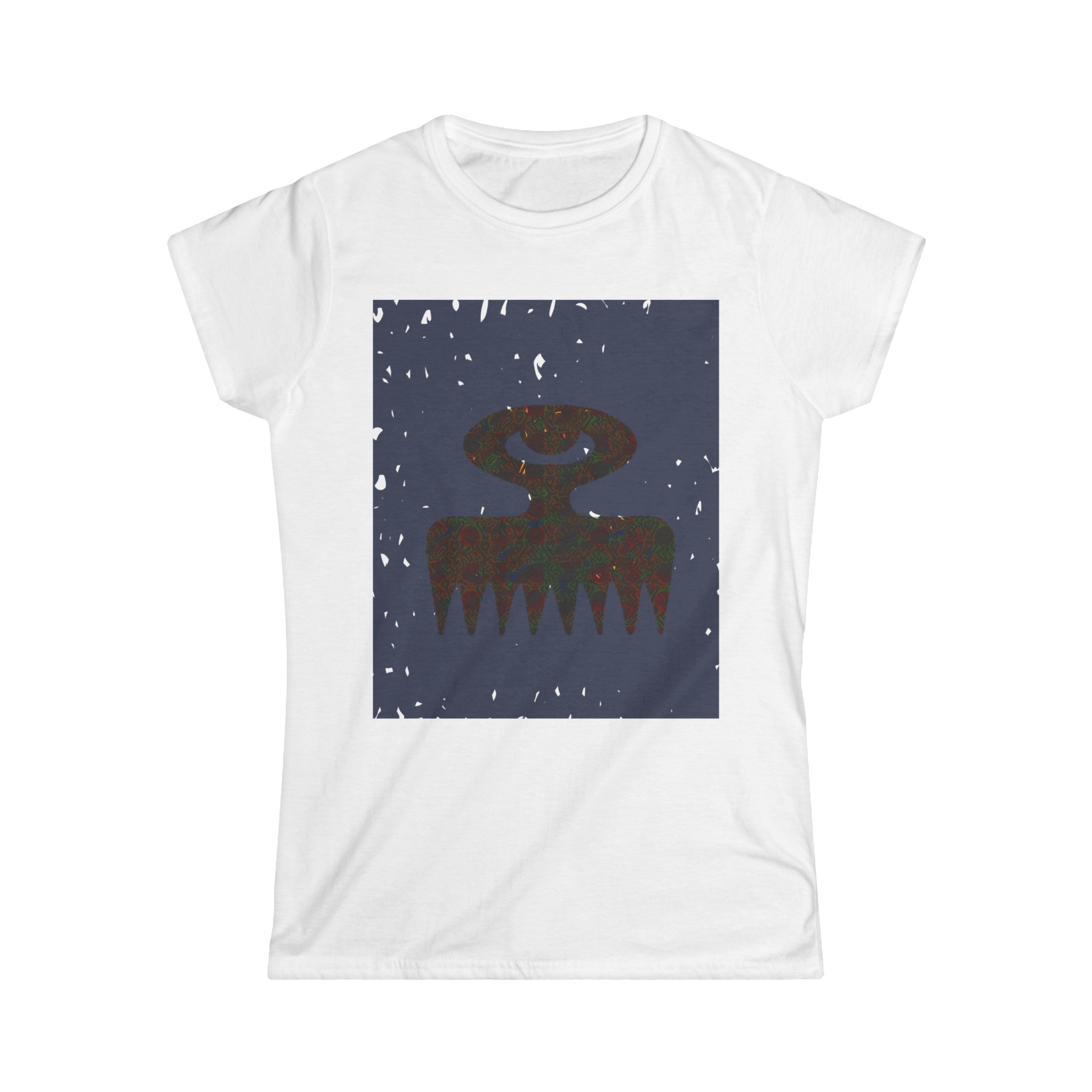 BEAUTY_ ADINKRA SYMBOL Women's Softstyle Tee