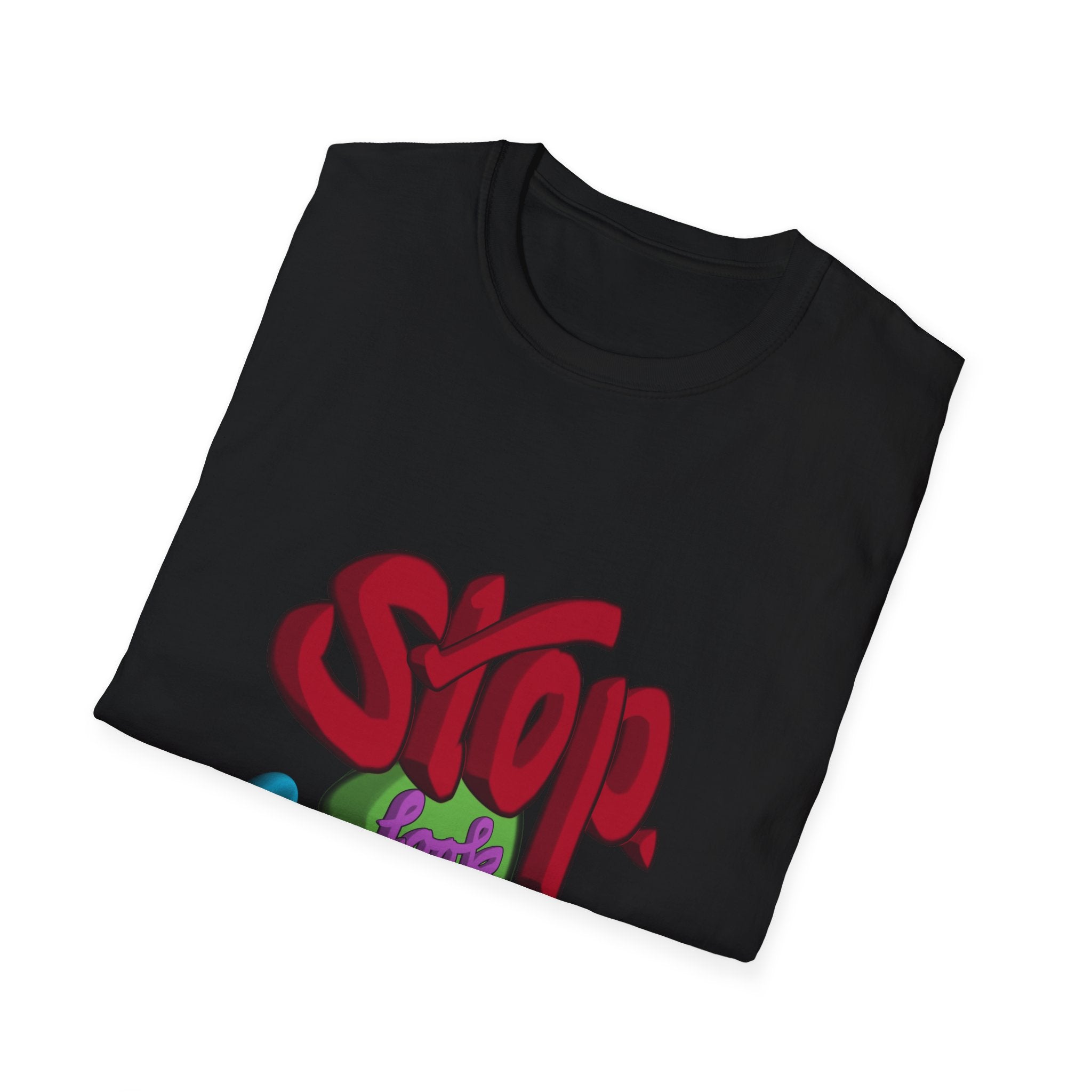 STOP LOOK LISTEN Unisex Softstyle T-Shirt
