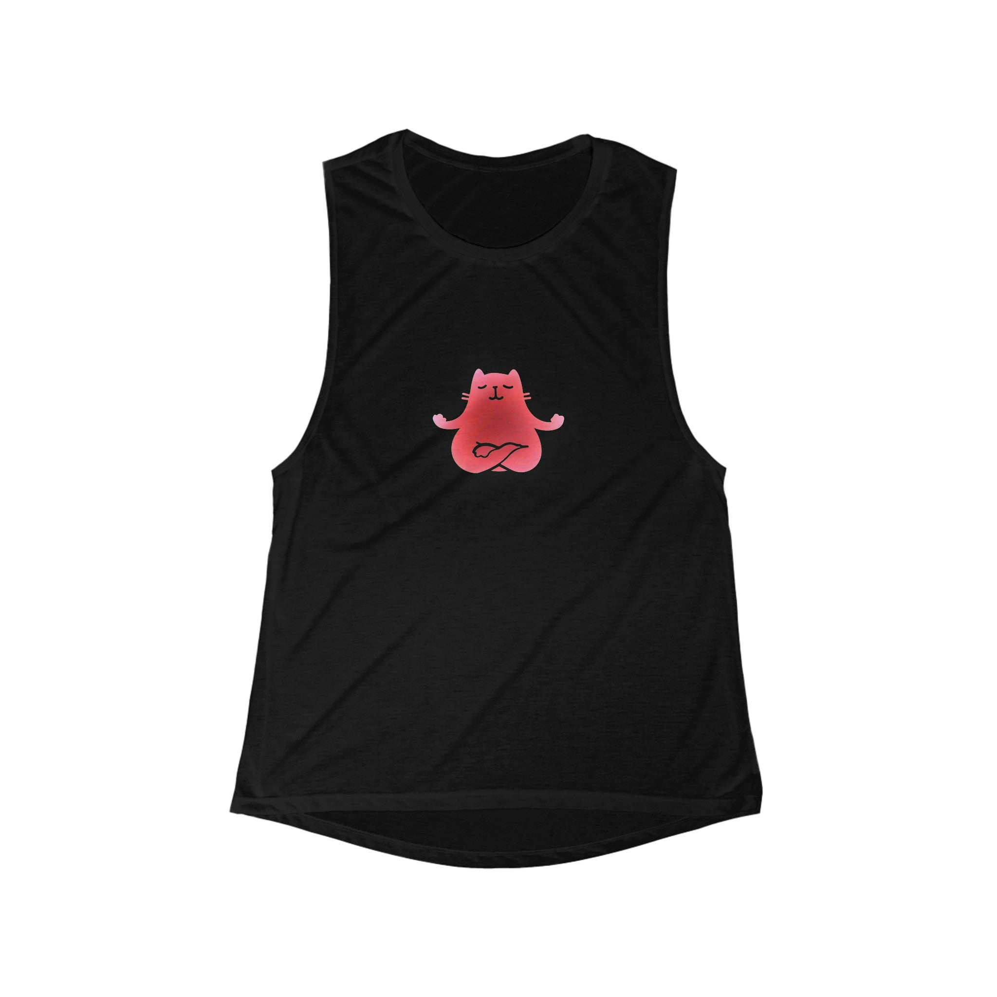 ZEN CAT Women's Flowy Scoop Muscle Tank