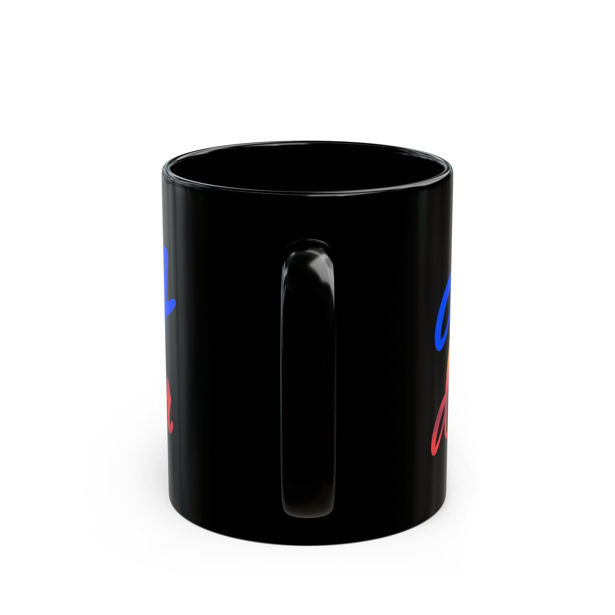 DIG DEEPER Black Mug (11oz)
