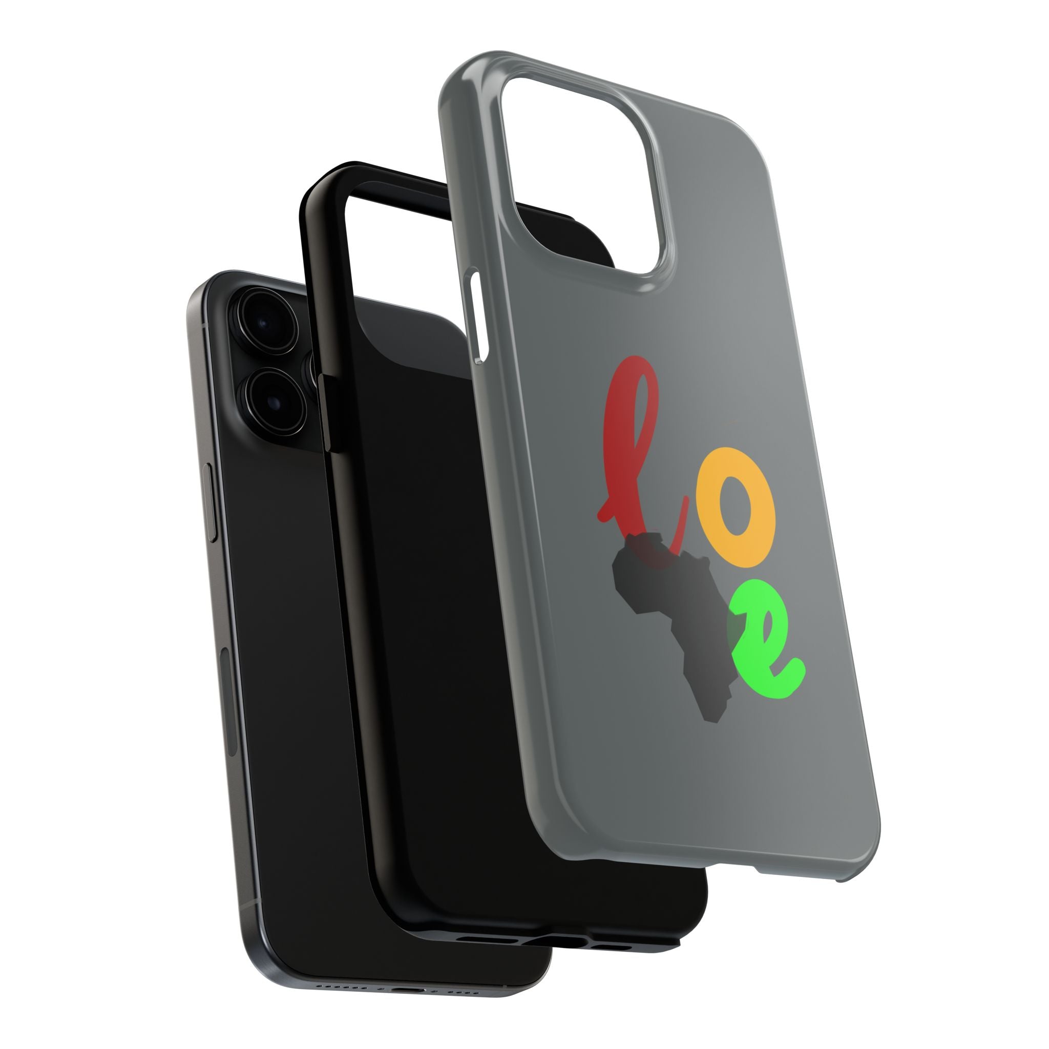 Colorful Love Africa Phone Case - Durable Tough Protection