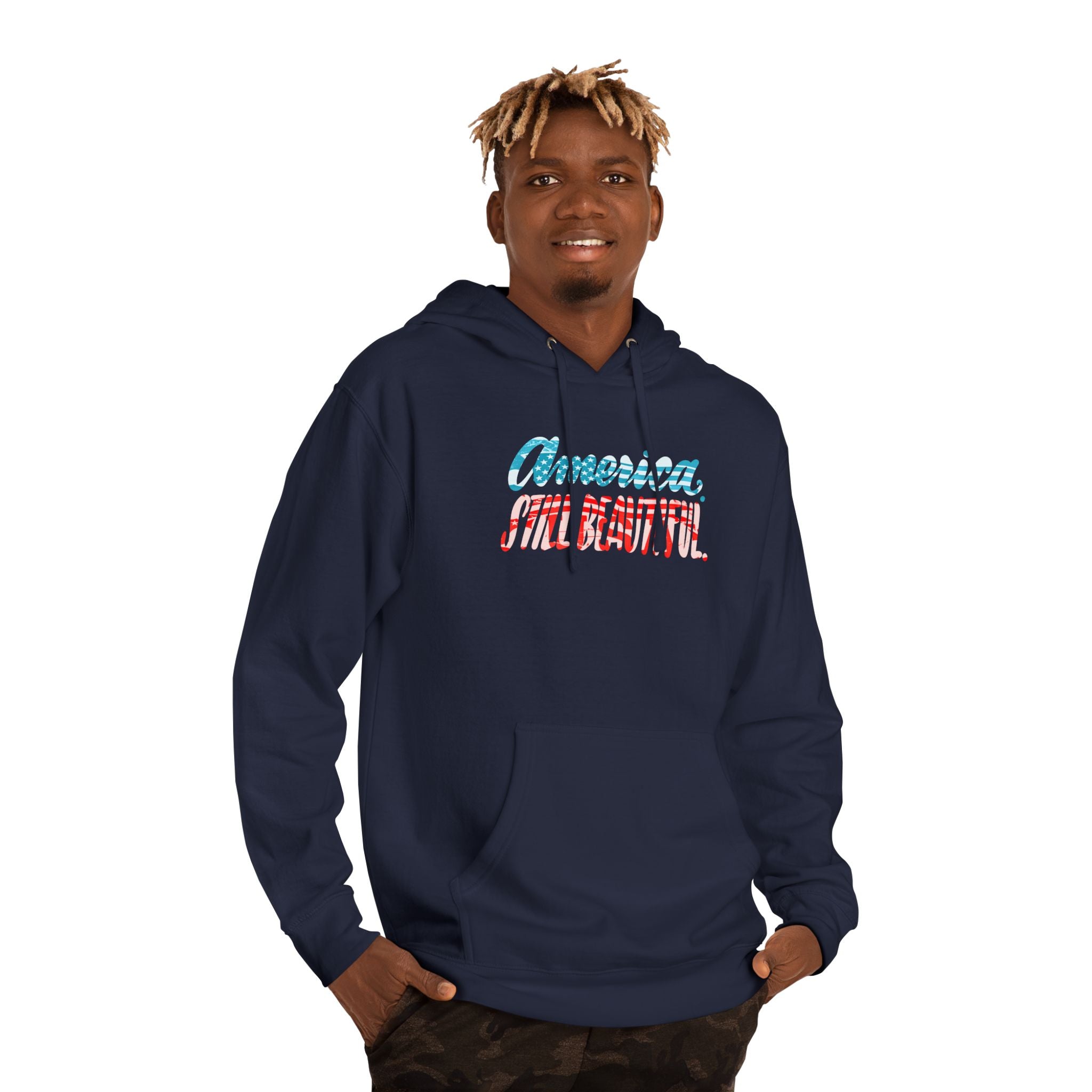 America Still Beautiful Unisex Hoodie - Comfortable, Patriotic Apparel for Every Occasion