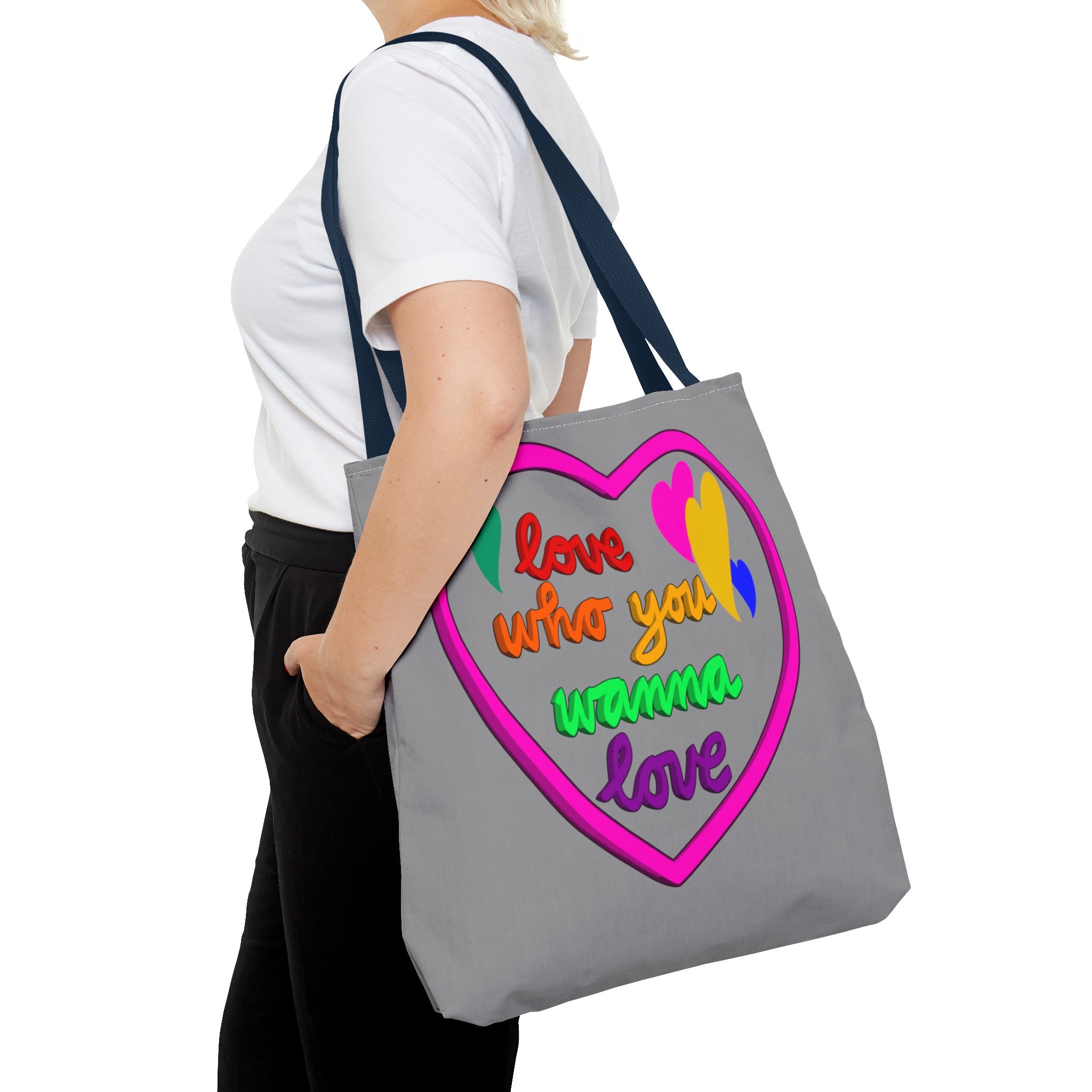 LOVE WHO YOU WANNA PRIDE Tote Bag (AOP)