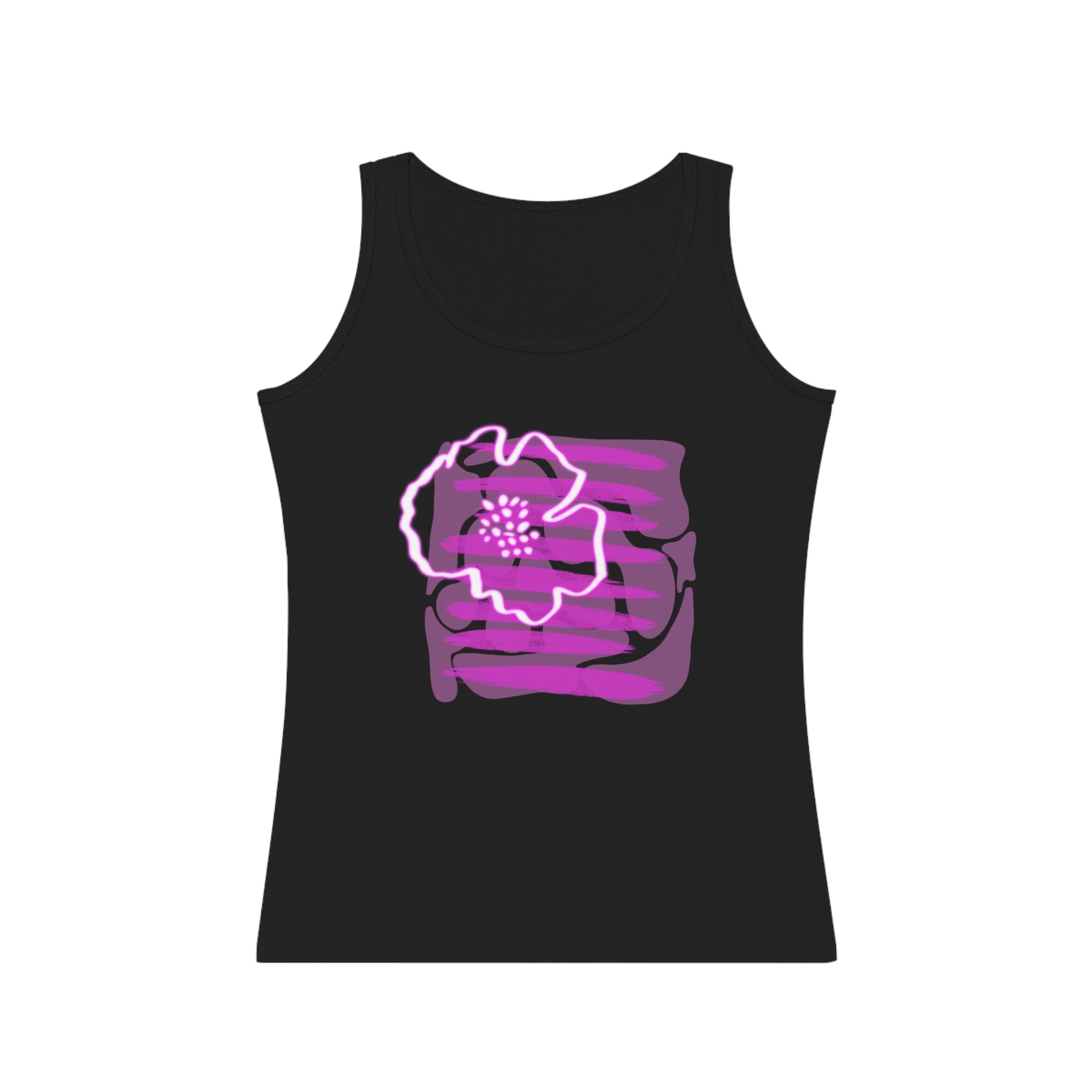 Floral Vibe Women's Tank Top - Comfortable Casual Wear for Spring & Summer