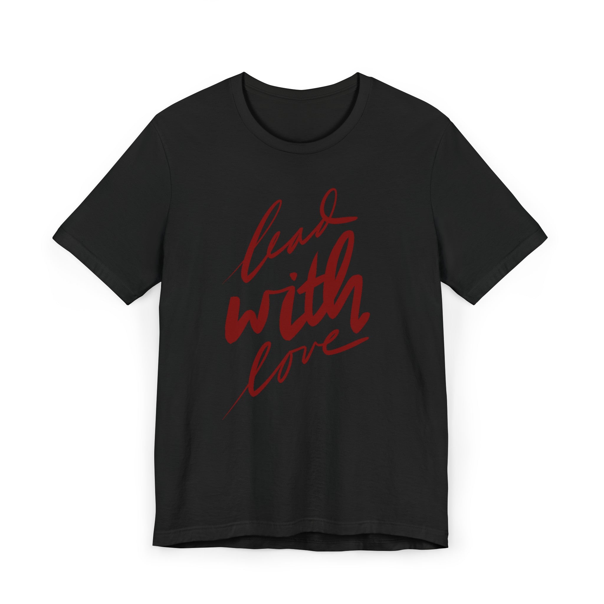 LEAD WITH LOVE Unisex Jersey T-Shirt