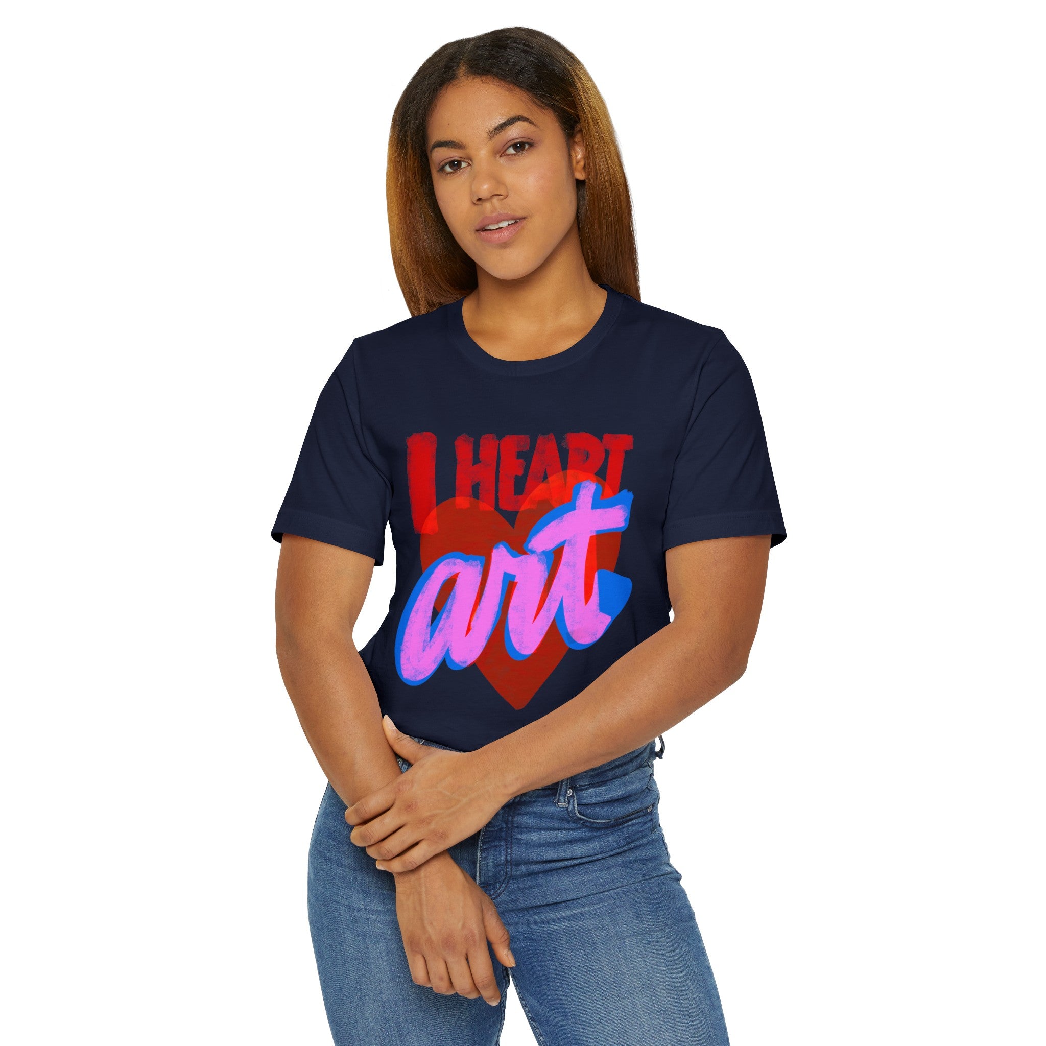 I HEART ART Unisex Jersey Short Sleeve Tee