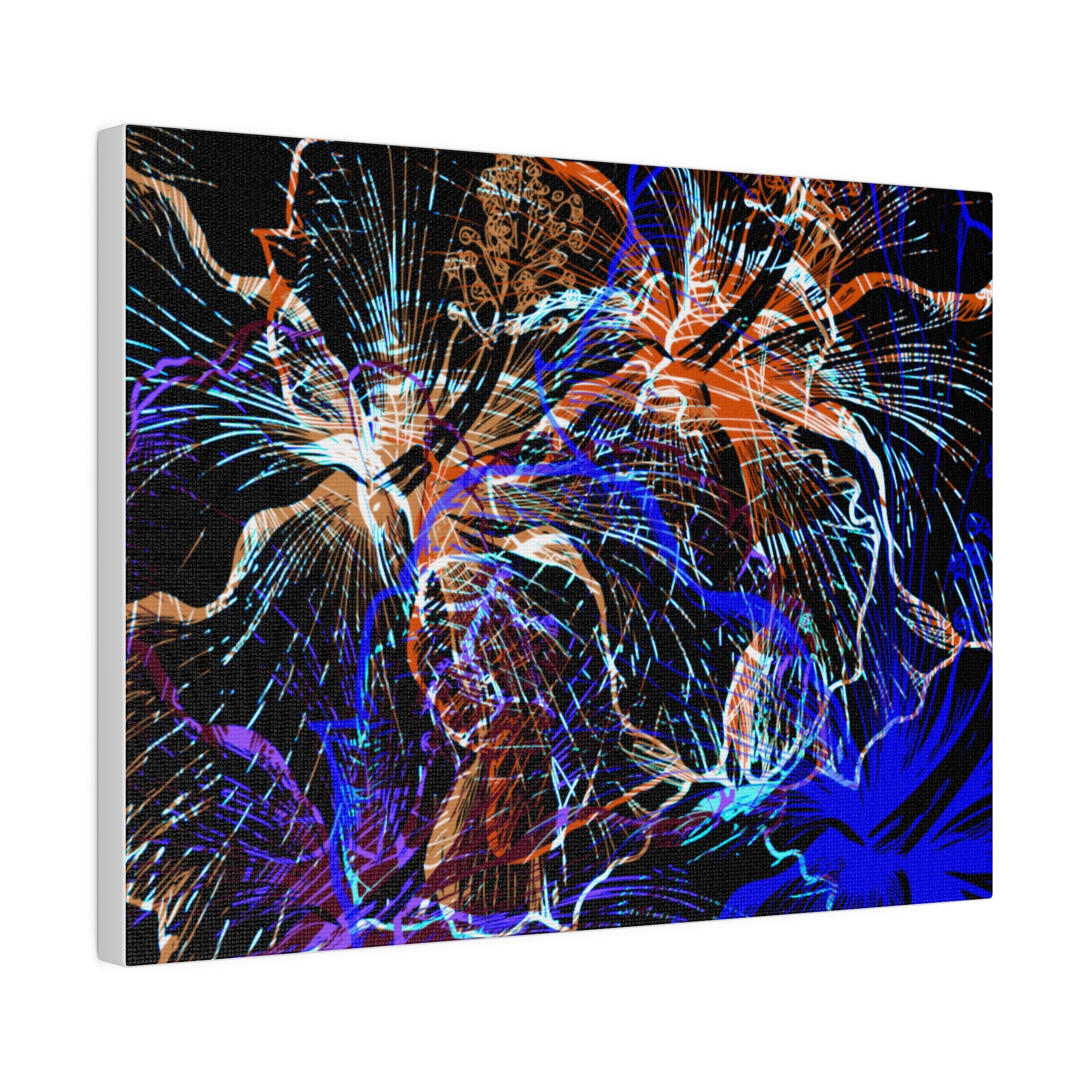 ELECTRIC ECLETIC Matte Canvas, Stretched, 0.75"
