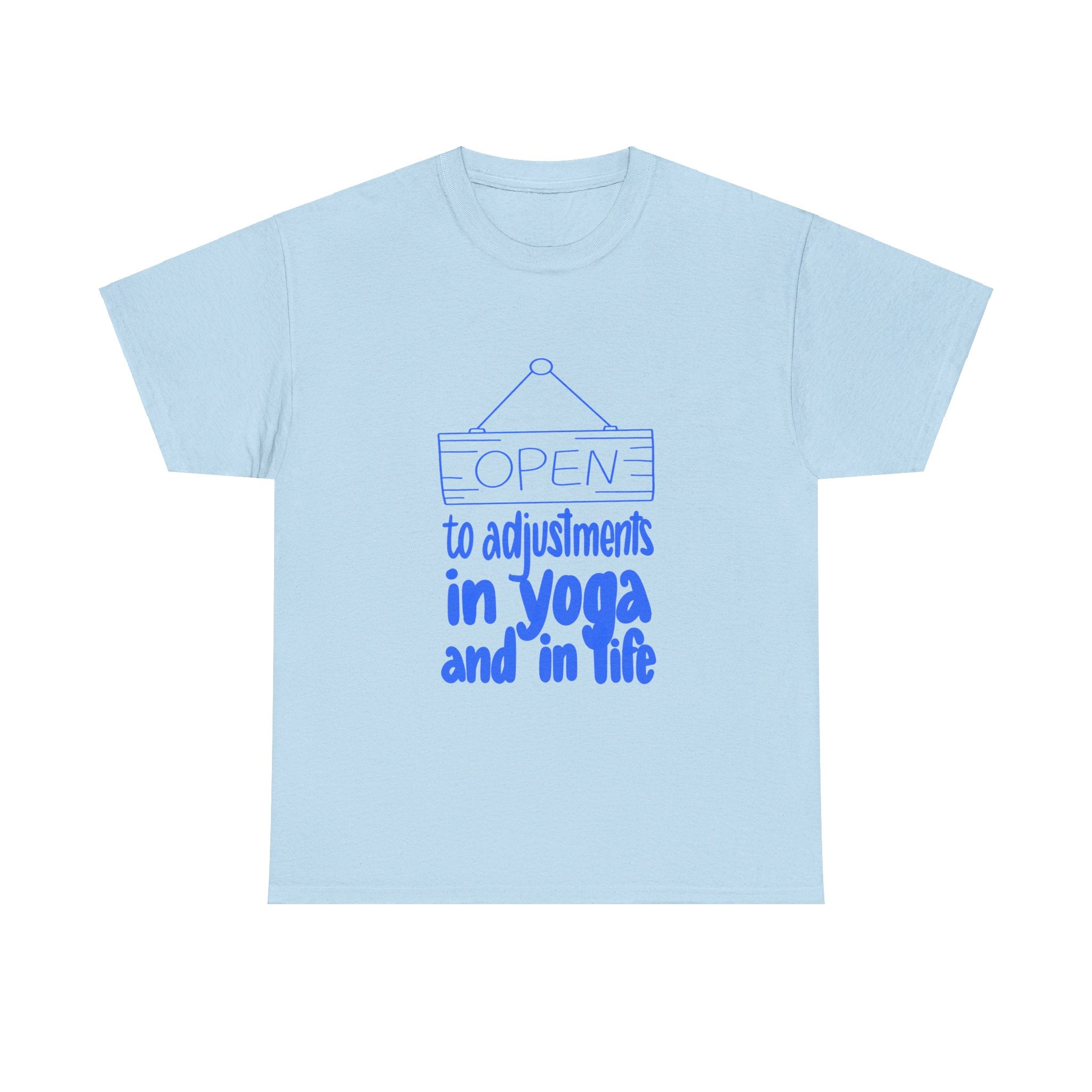 OPEN TO ADJUSTMENTS Unisex Heavy Cotton Tee