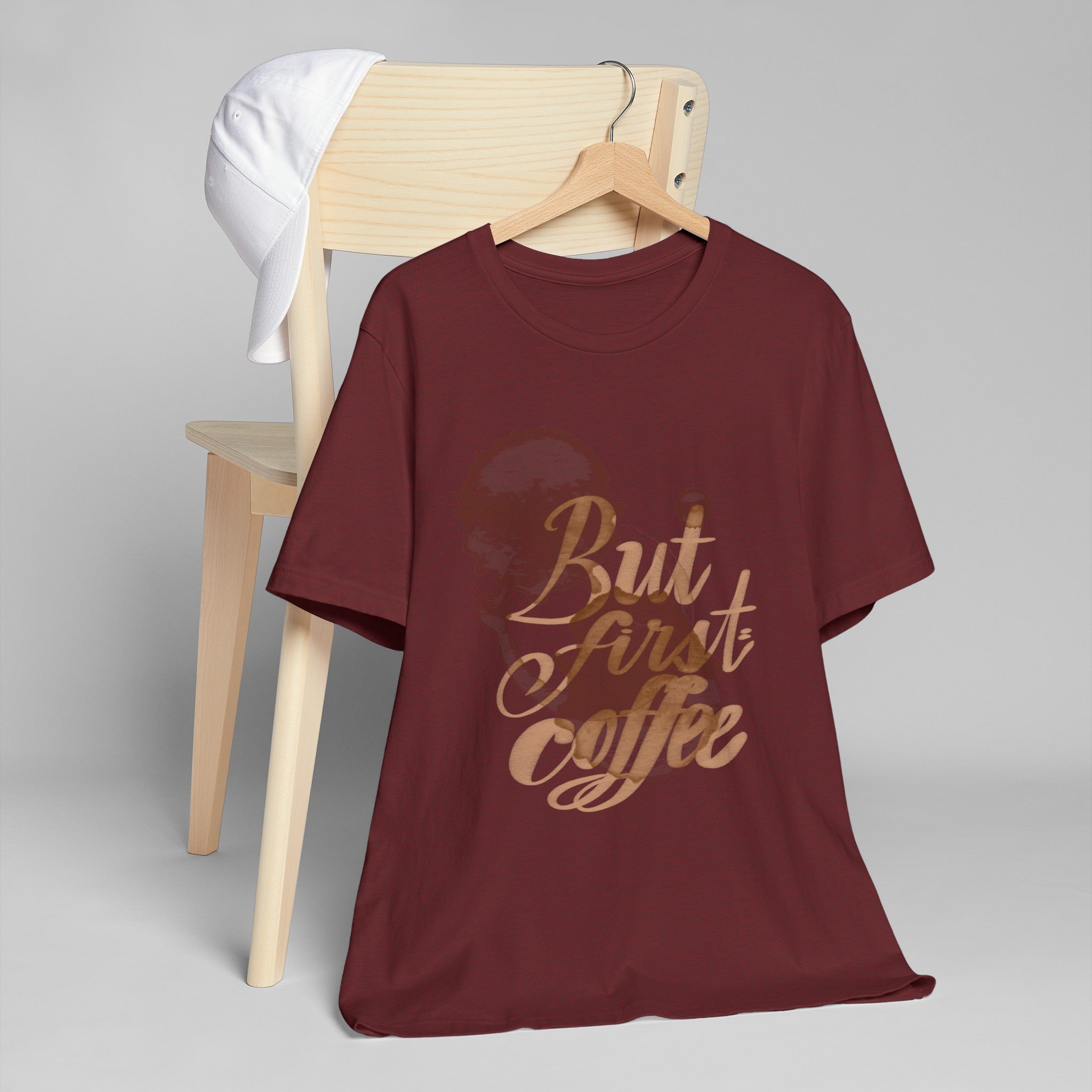 BUT FIRST Unisex Jersey T-Shirt