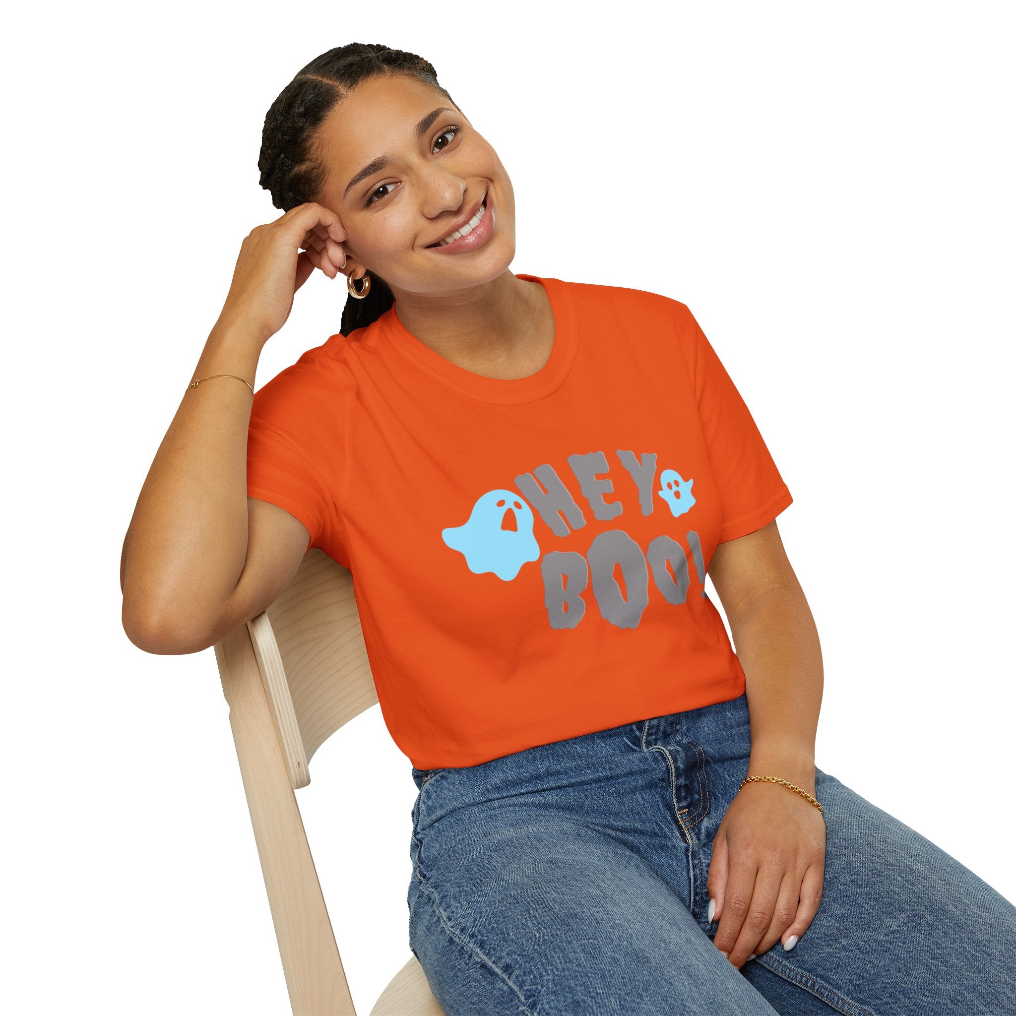 HEY BOO HALLOWEEN Softstyle T-Shirt