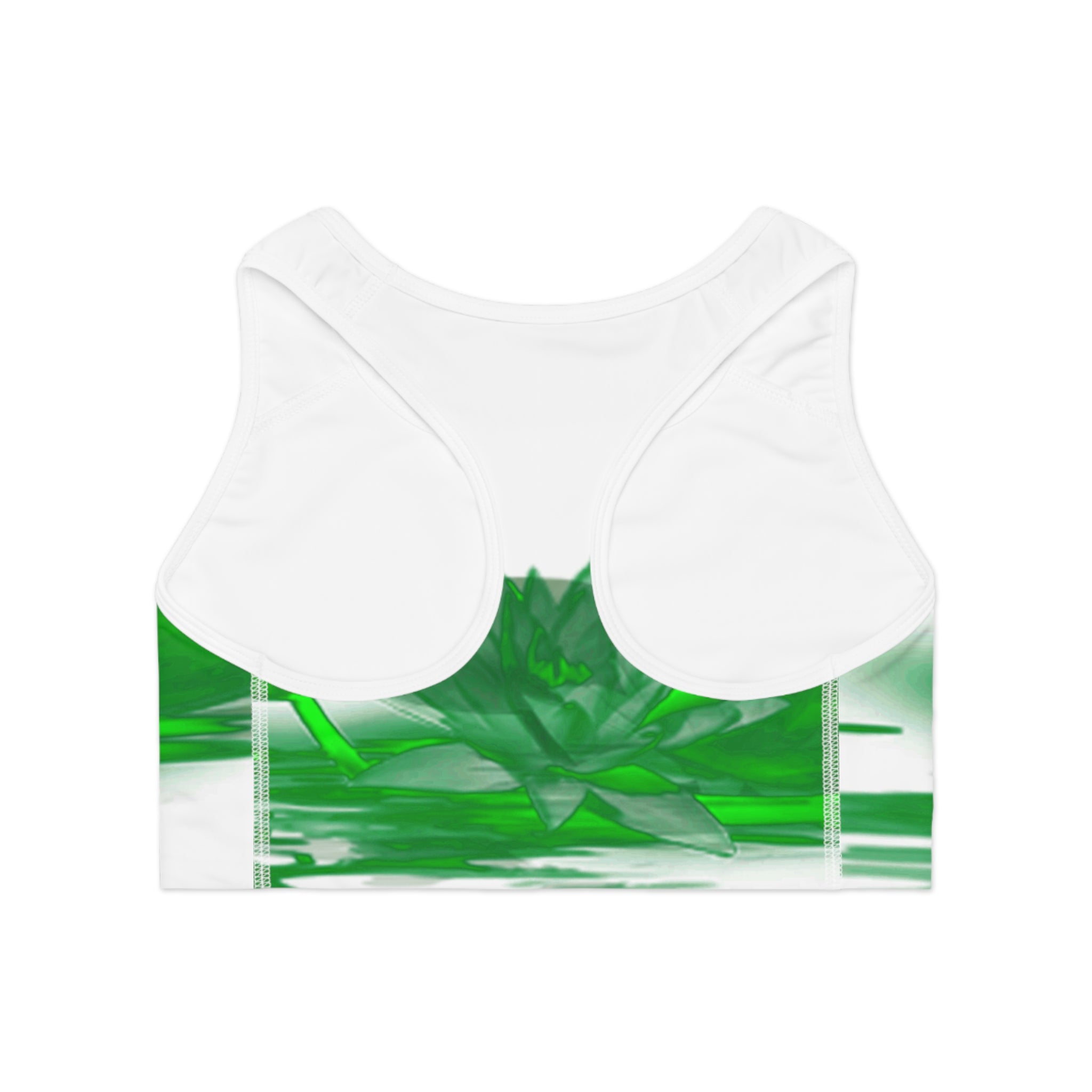 Lotus Blossom Sports Bra – Eco-Friendly Activewear for Yoga & Fitness