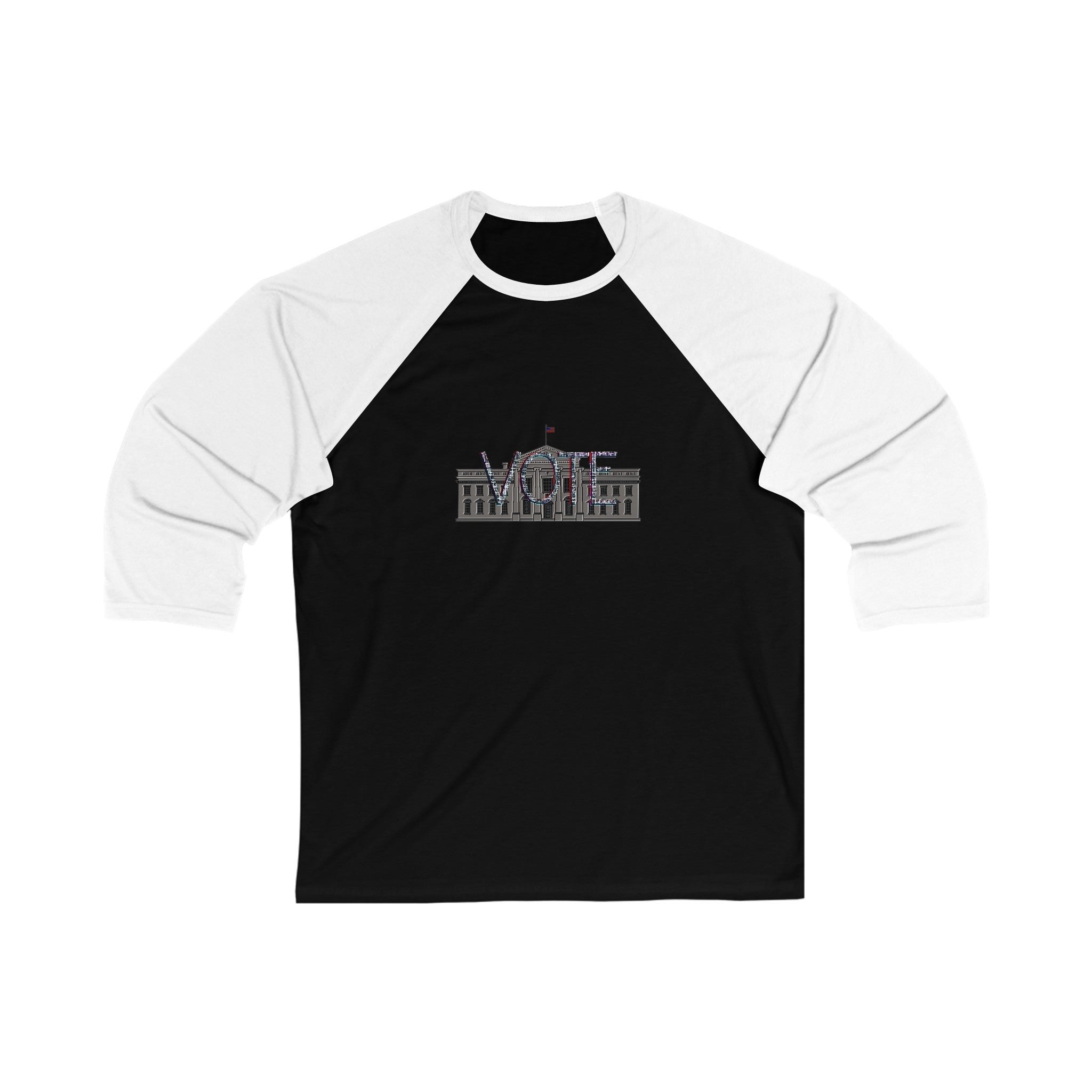 VOTE 3\4 Sleeve Baseball Tee