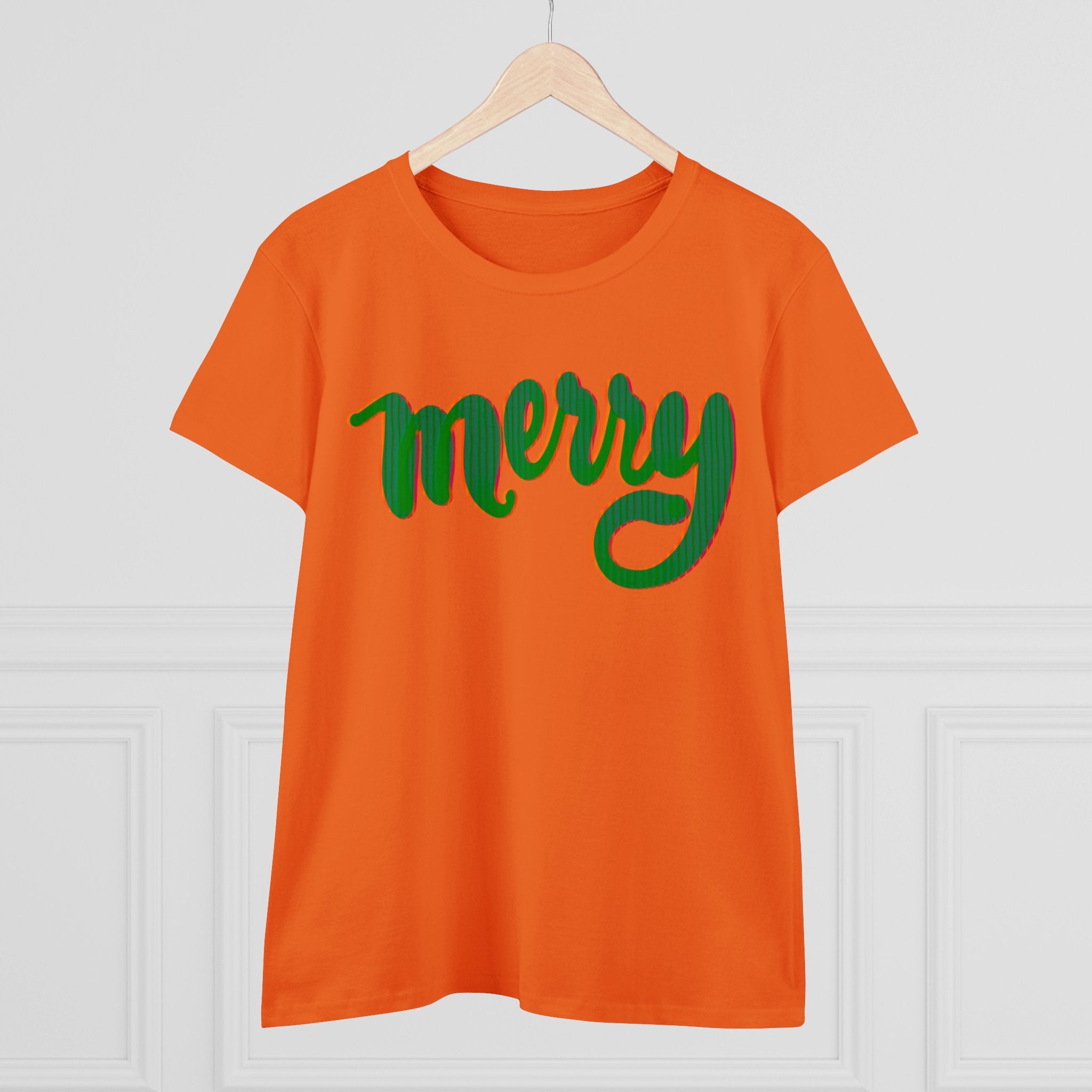 MERRY Women's Midweight Cotton Tee
