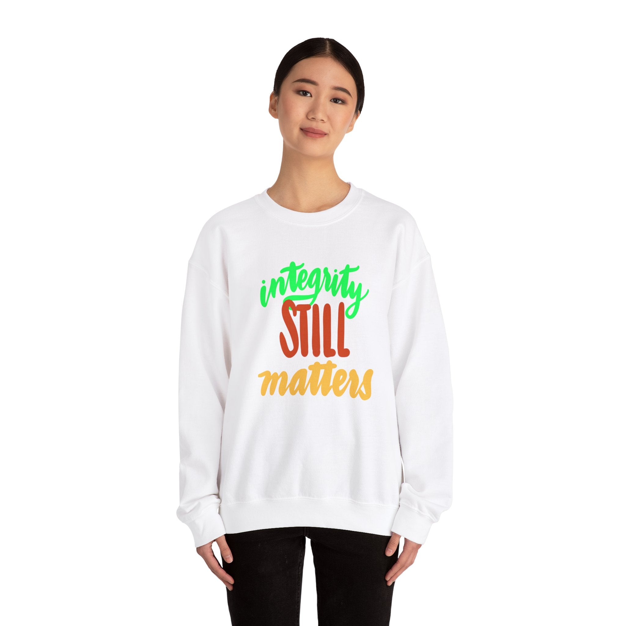 Integrity Still Matters Sweatshirt | Unisex Heavy Blend Crewneck | Cozy Everyday Style