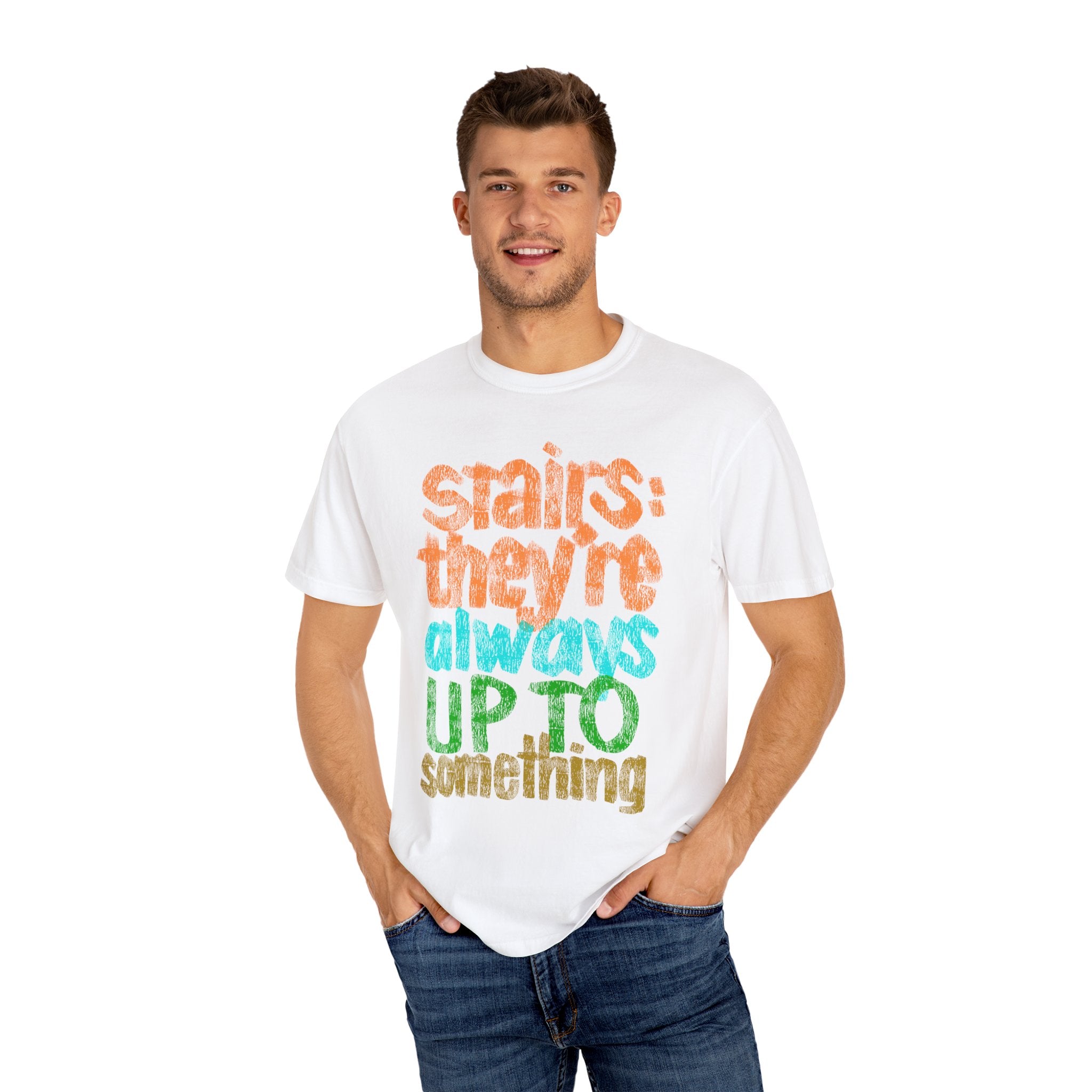 STAIRS Garment-Dyed T-shirt