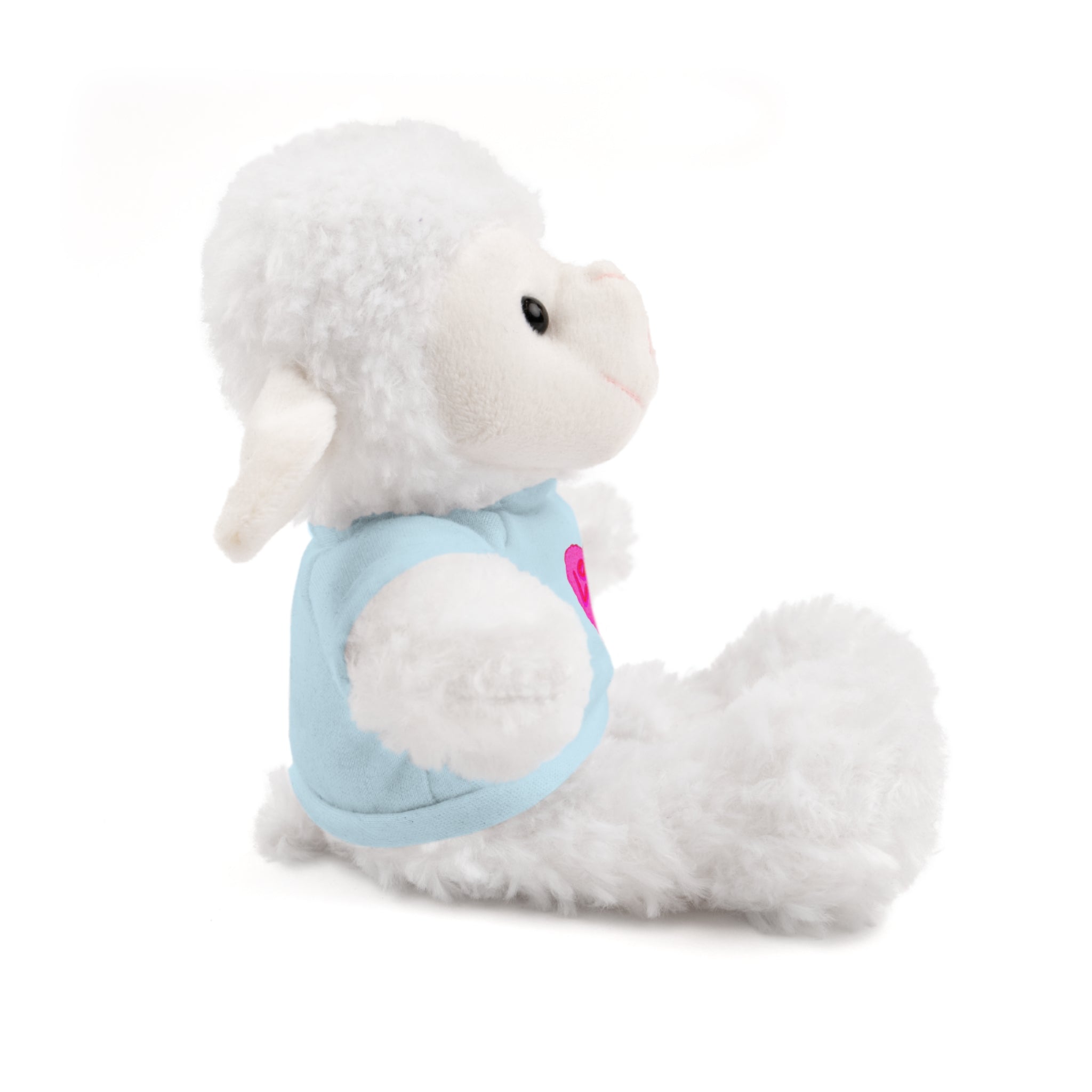 Love Bear Stuffed Animal in Custom Tee - Perfect Gift for Kids and Occasions