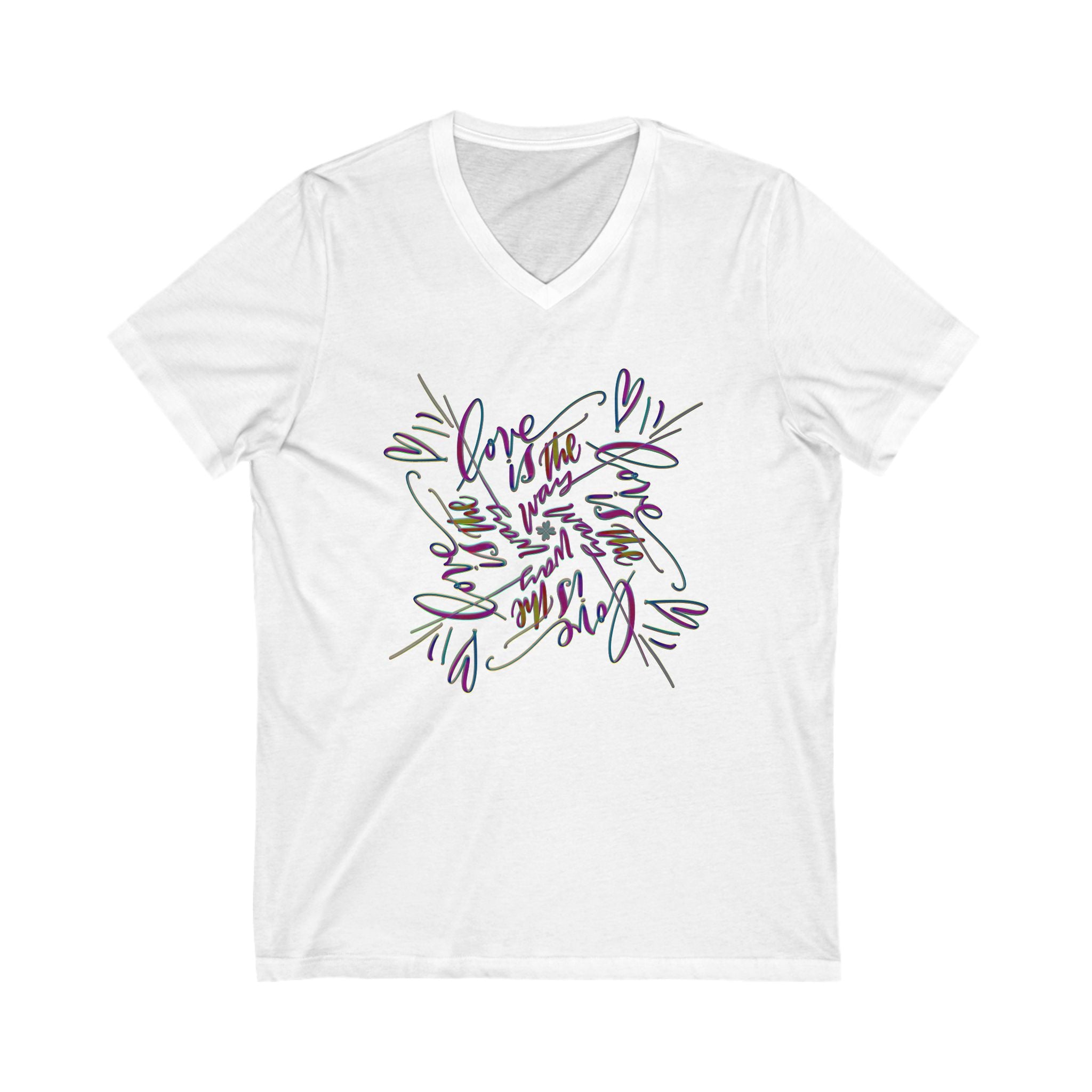 Love is the Way Unisex V-Neck Tee
