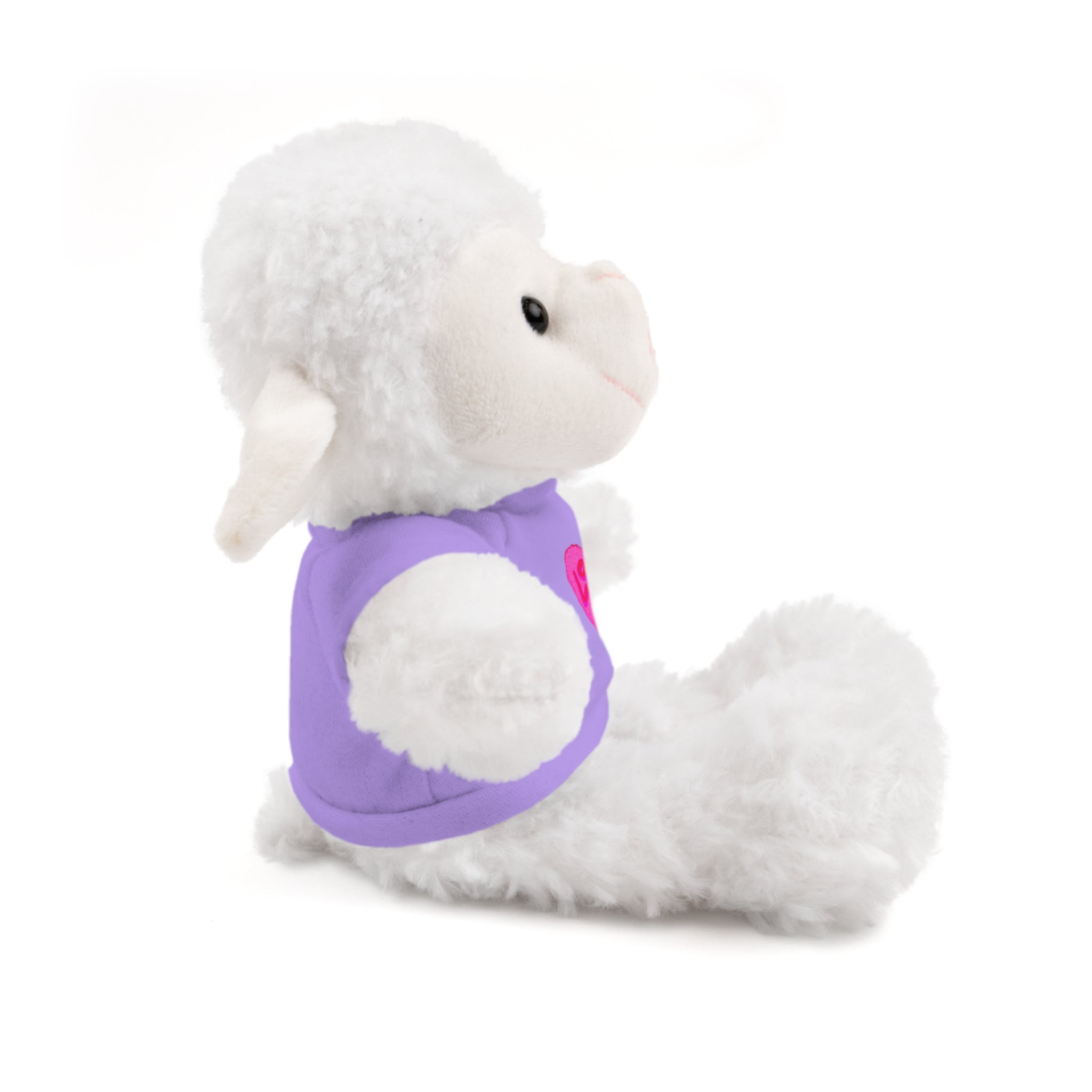 Love Bear Stuffed Animal in Custom Tee - Perfect Gift for Kids and Occasions