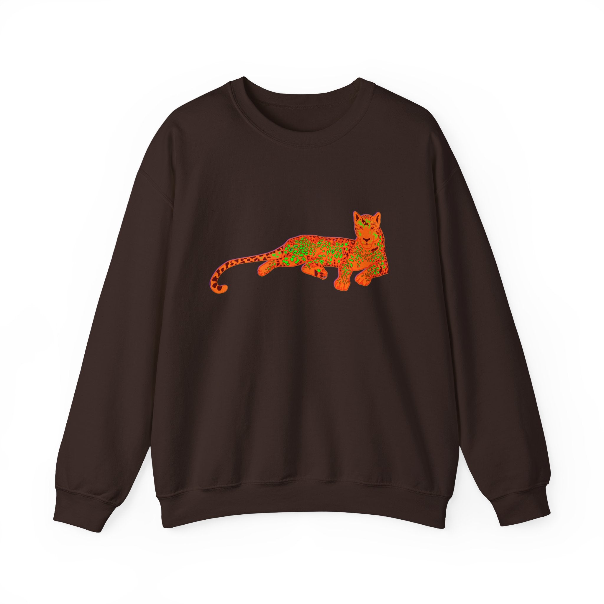 Colorful Leopard Crewneck Sweatshirt