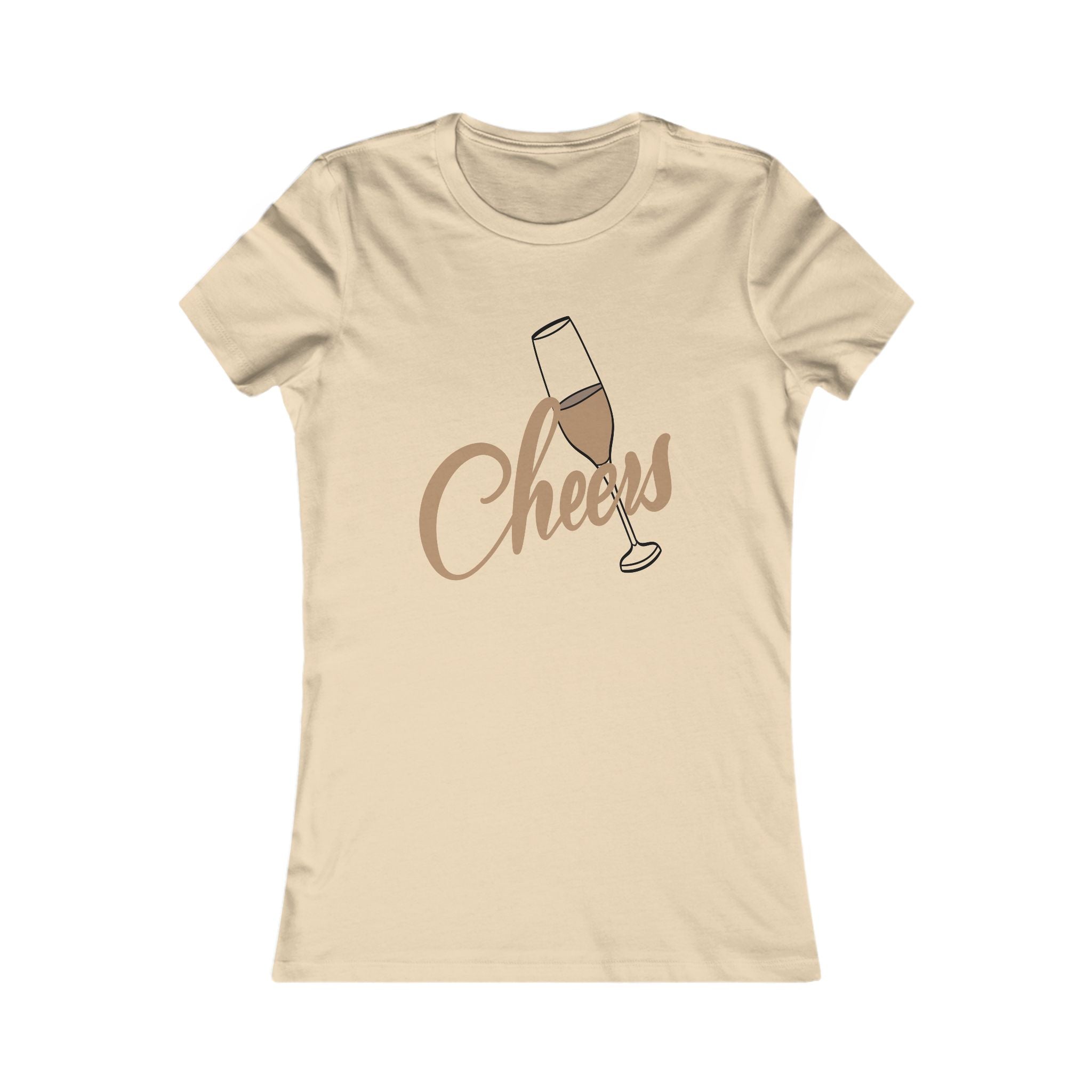Cheers Champagne Women's Favorite Tee – Perfect for Celebrations and Special Occasions