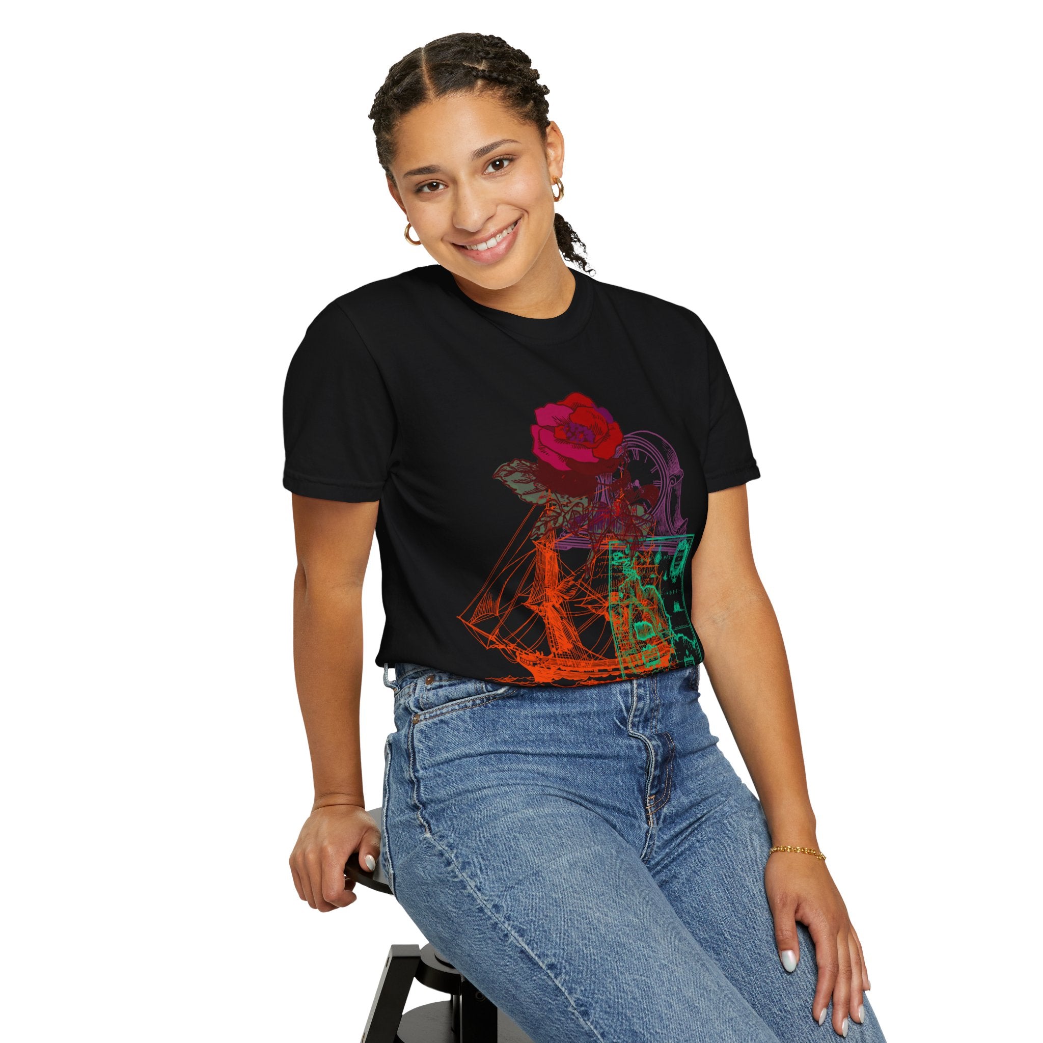 JOYFUL JOURNEY Unisex Garment-Dyed T-shirt